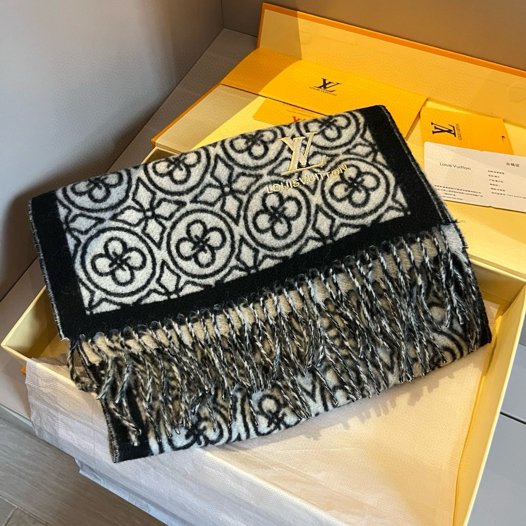 【LOUIS VUITTON   ルイヴィトン】スカーフ 30*180CM   241207-BRAND OFF
