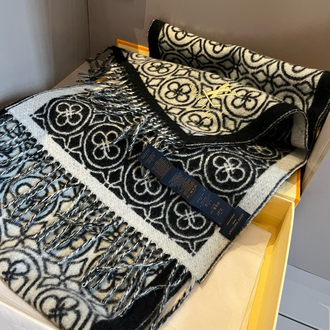 【LOUIS VUITTON   ルイヴィトン】スカーフ 30*180CM   241207-BRAND OFF