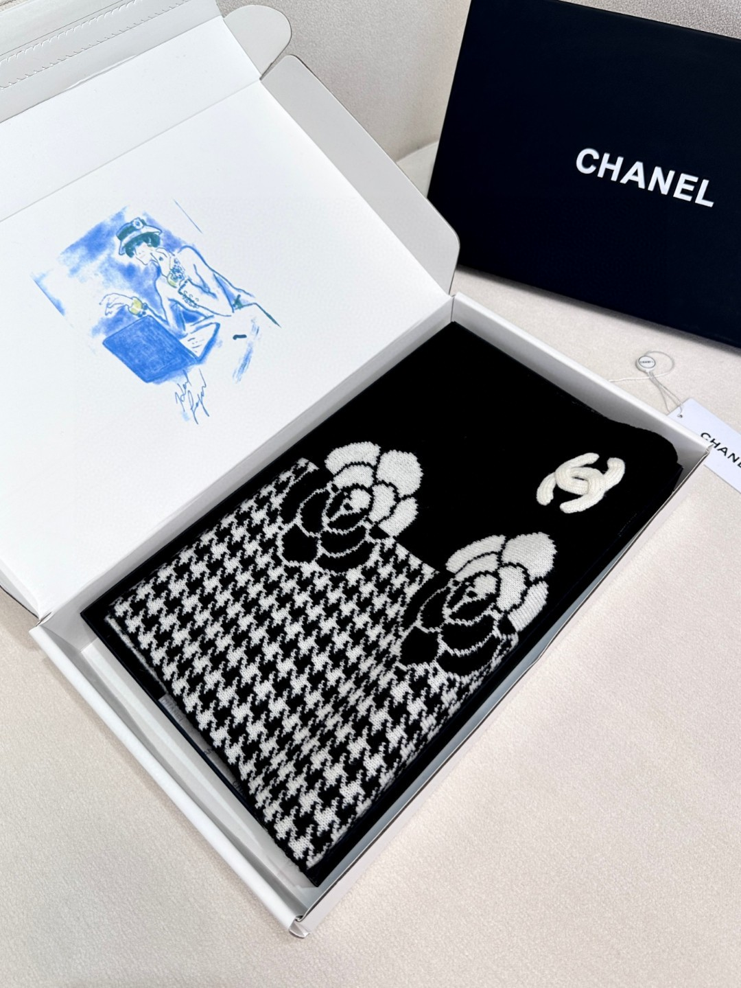 【CHANEL  シャネル 】スカーフ 33*180CM  241209-BRAND OFF