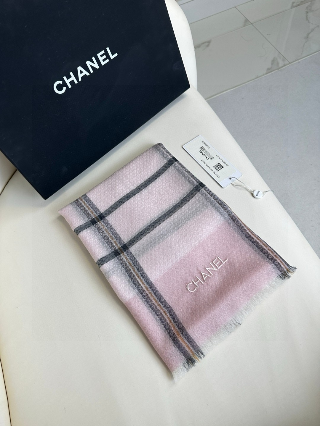 【CHANEL  シャネル 】スカーフ80*200CM  241209-BRAND OFF