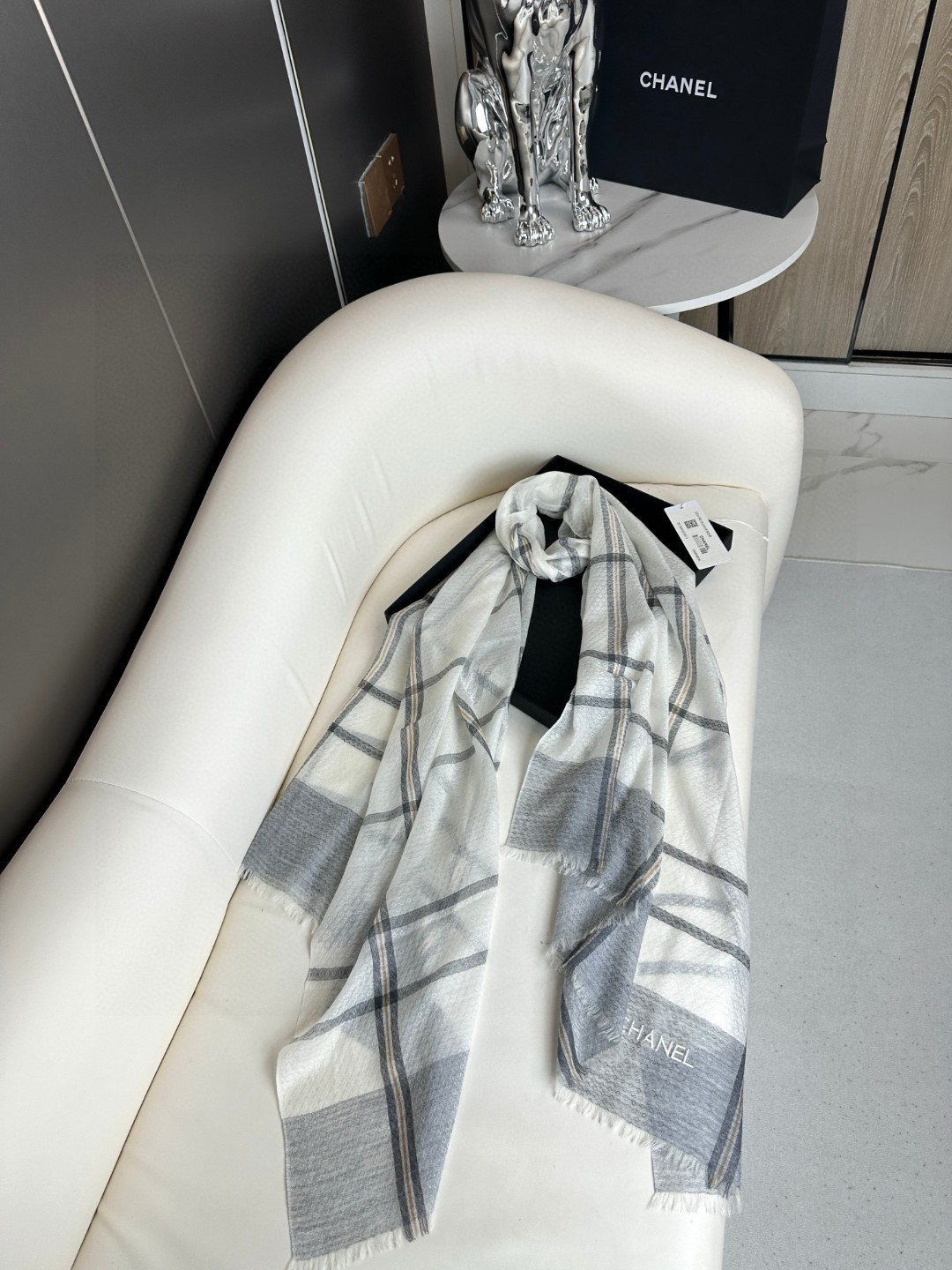 【CHANEL  シャネル 】スカーフ80*200CM  241209-BRAND OFF