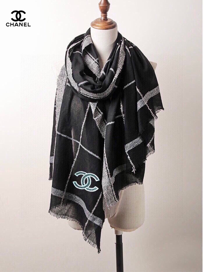 【CHANEL  シャネル 】スカーフ90*200CM  241209-BRAND OFF