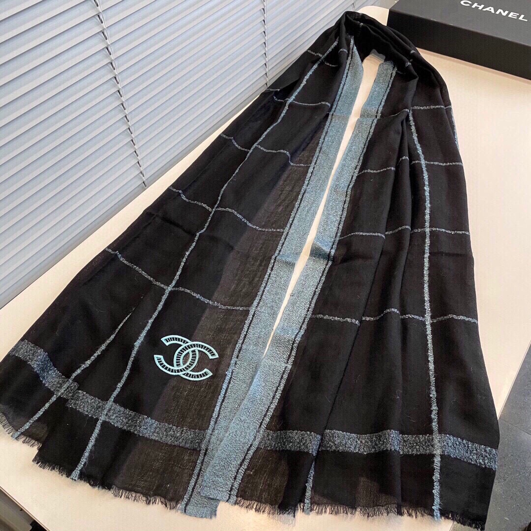 【CHANEL  シャネル 】スカーフ90*200CM  241209-BRAND OFF