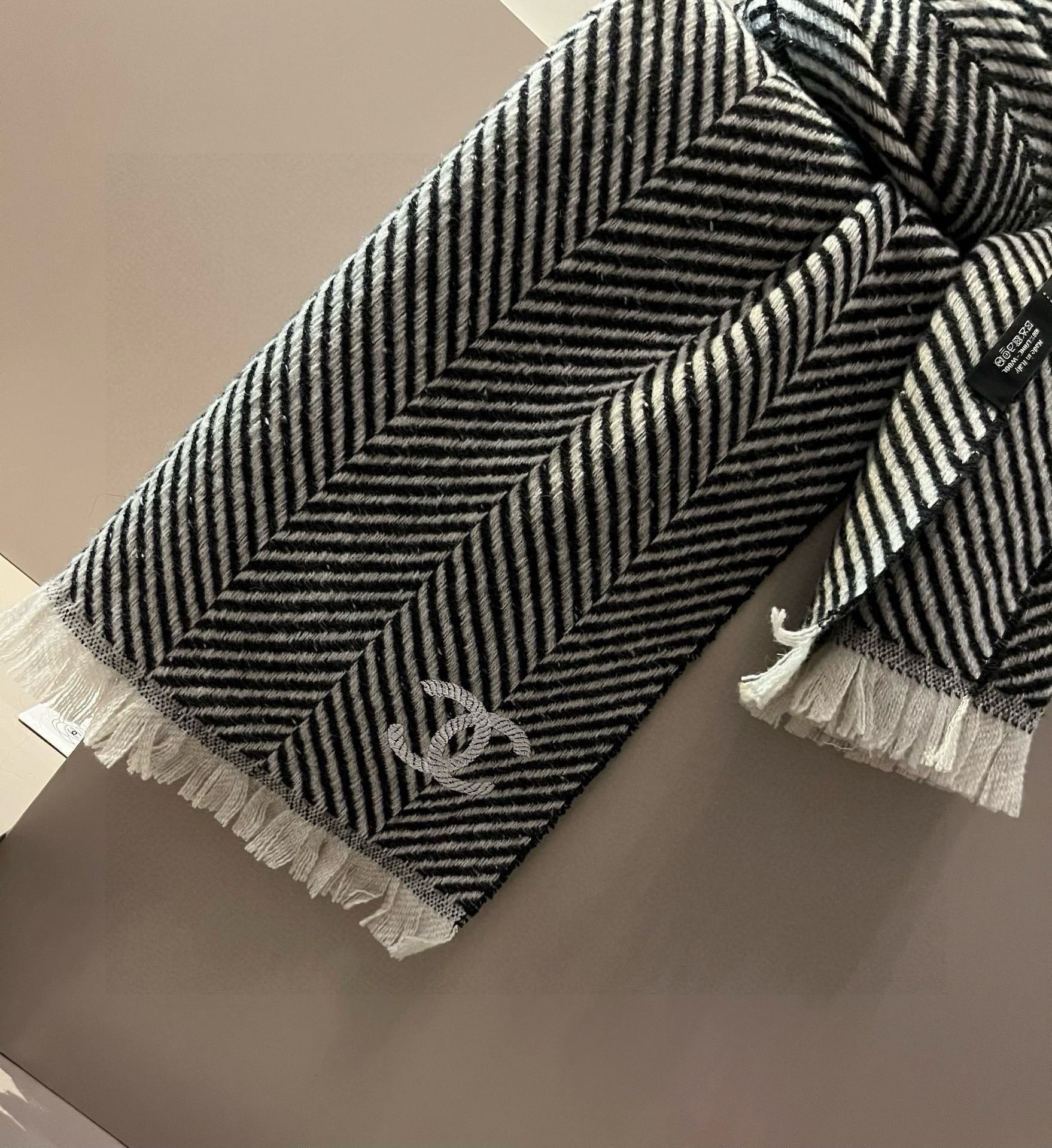 【CHANEL  シャネル 】スカーフ35*180CM  241209-BRAND OFF