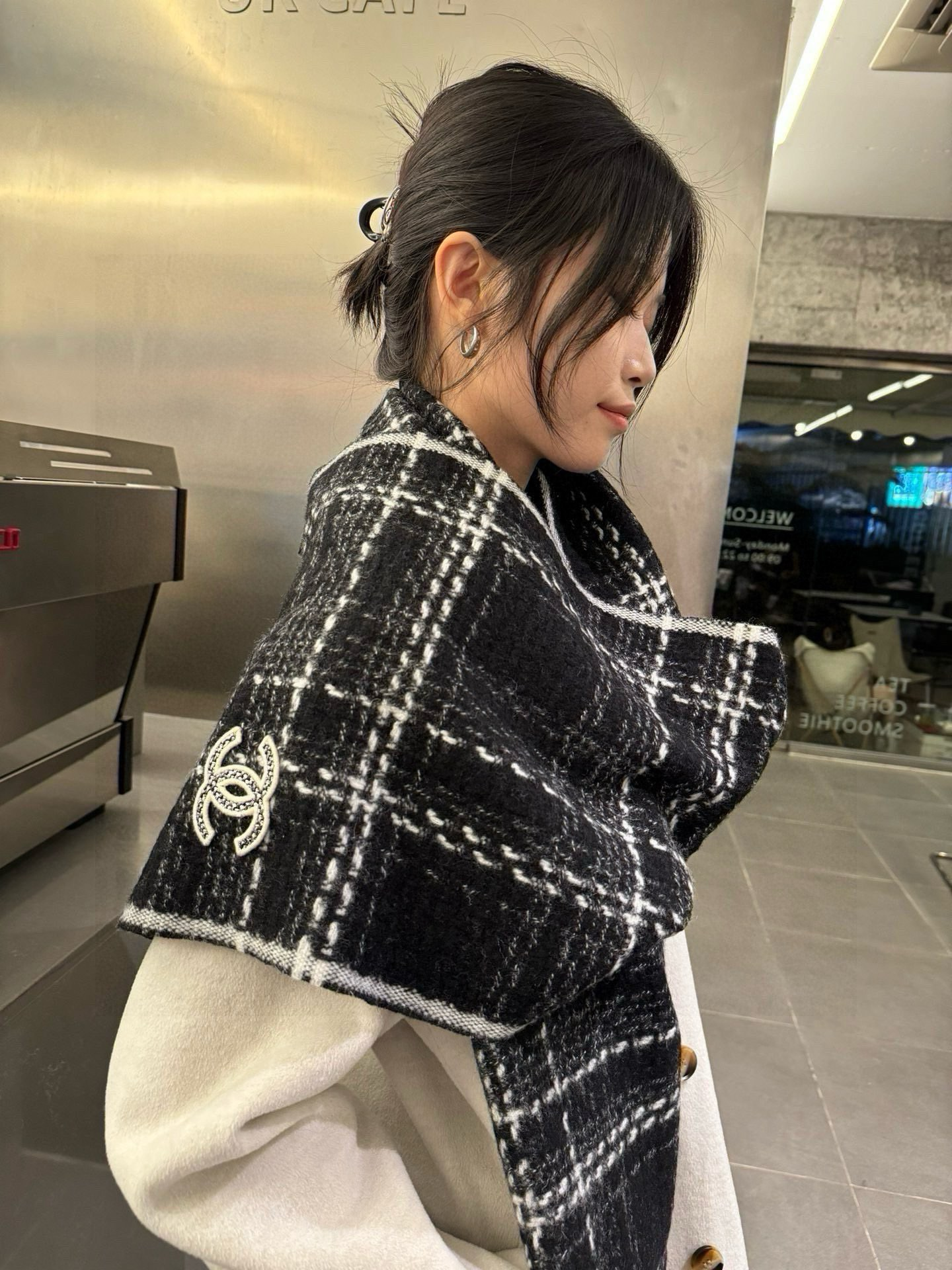 【CHANEL  シャネル 】スカーフ32*186CM  241209-BRAND OFF
