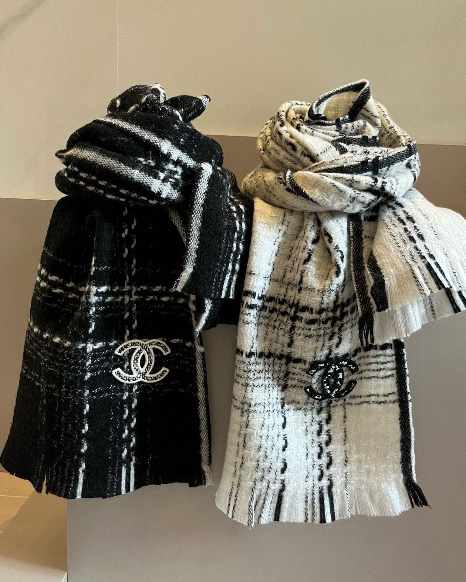 【CHANEL  シャネル 】スカーフ32*186CM  241209-BRAND OFF