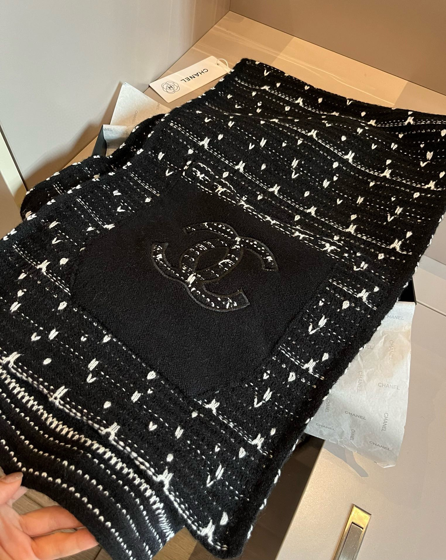 【2026】【CHANEL  シャネル 】スカーフ30*180CM  241209-BRAND OFF