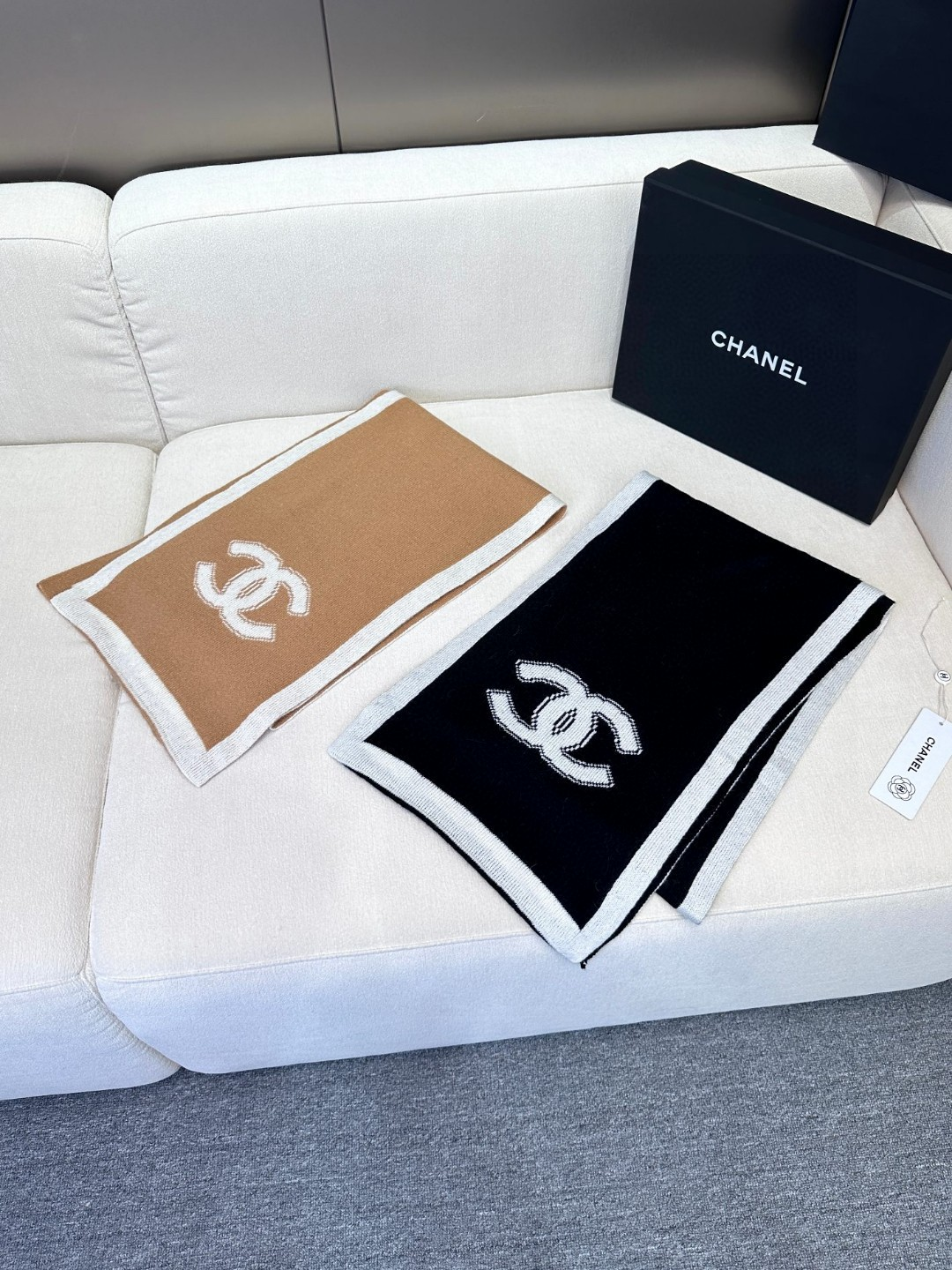 【CHANEL  シャネル 】スカーフ30*180CM  241209-BRAND OFF