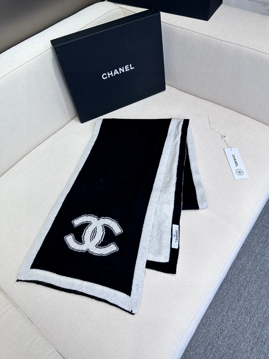 【CHANEL  シャネル 】スカーフ30*180CM  241209-BRAND OFF