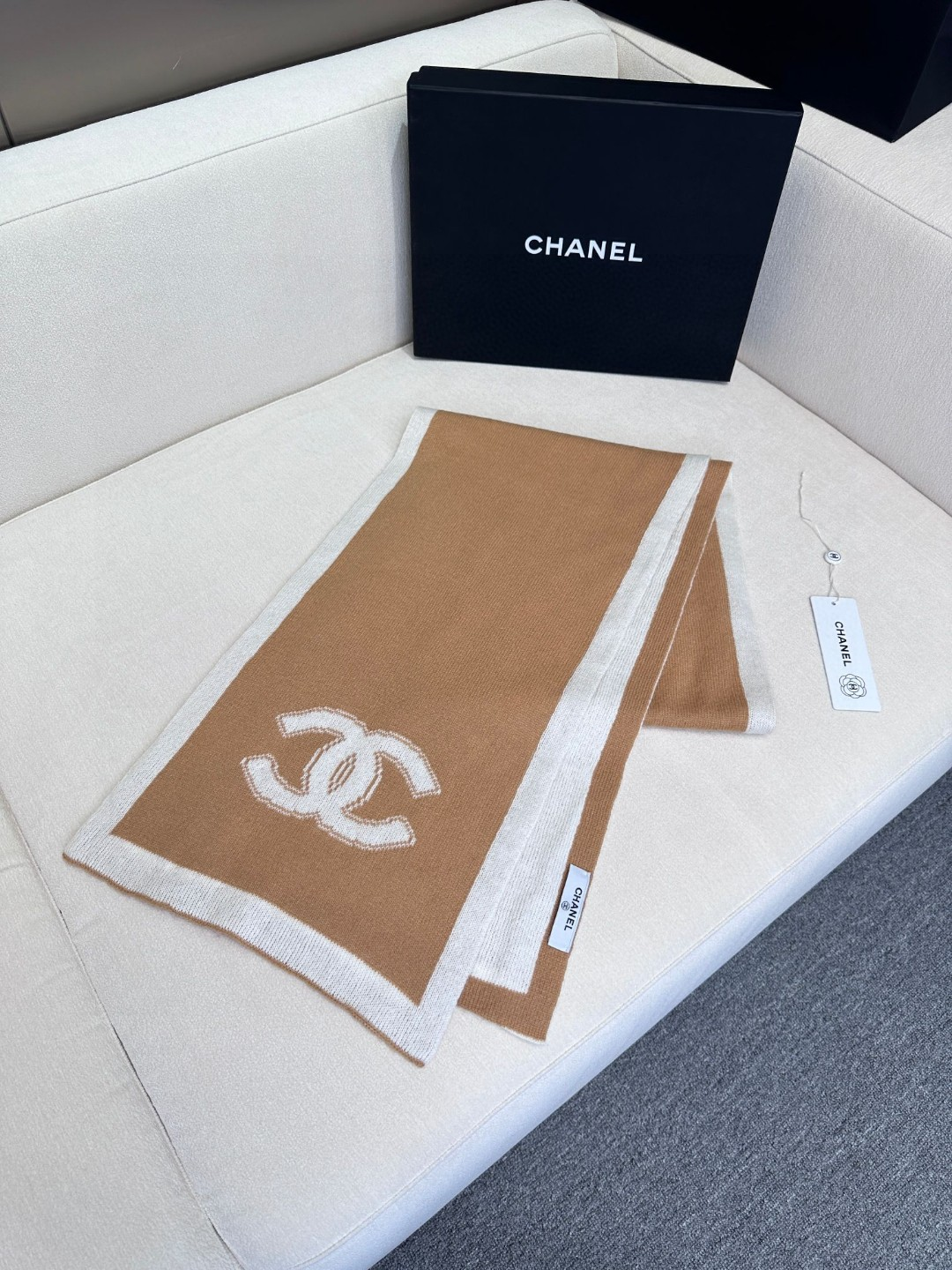 【CHANEL  シャネル 】スカーフ30*180CM  241209-BRAND OFF