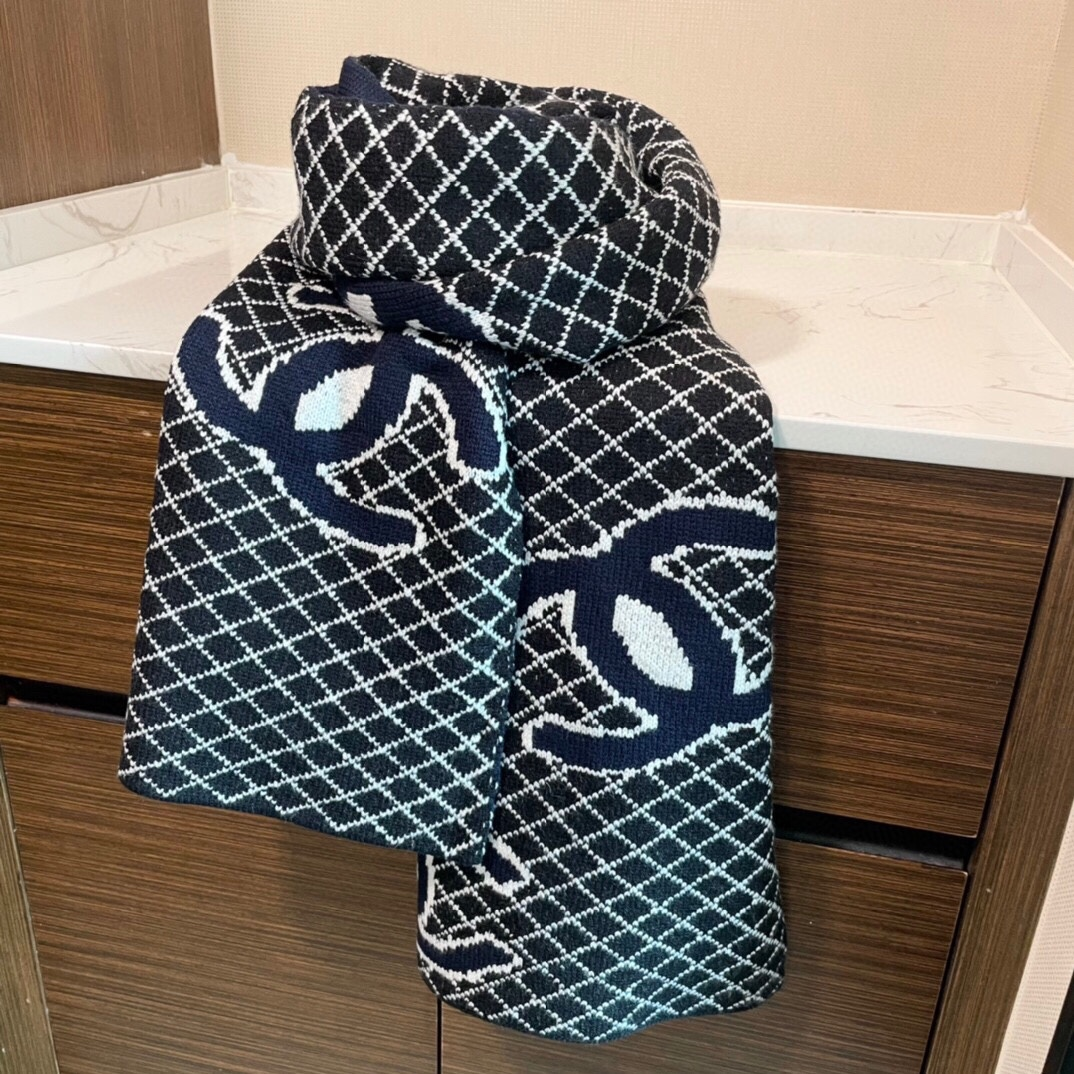 【CHANEL  シャネル 】スカーフ35*200CM  241209-BRAND OFF