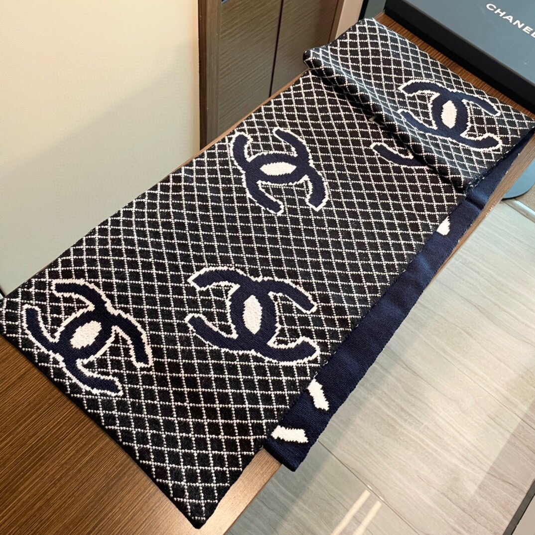 【CHANEL  シャネル 】スカーフ35*200CM  241209-BRAND OFF