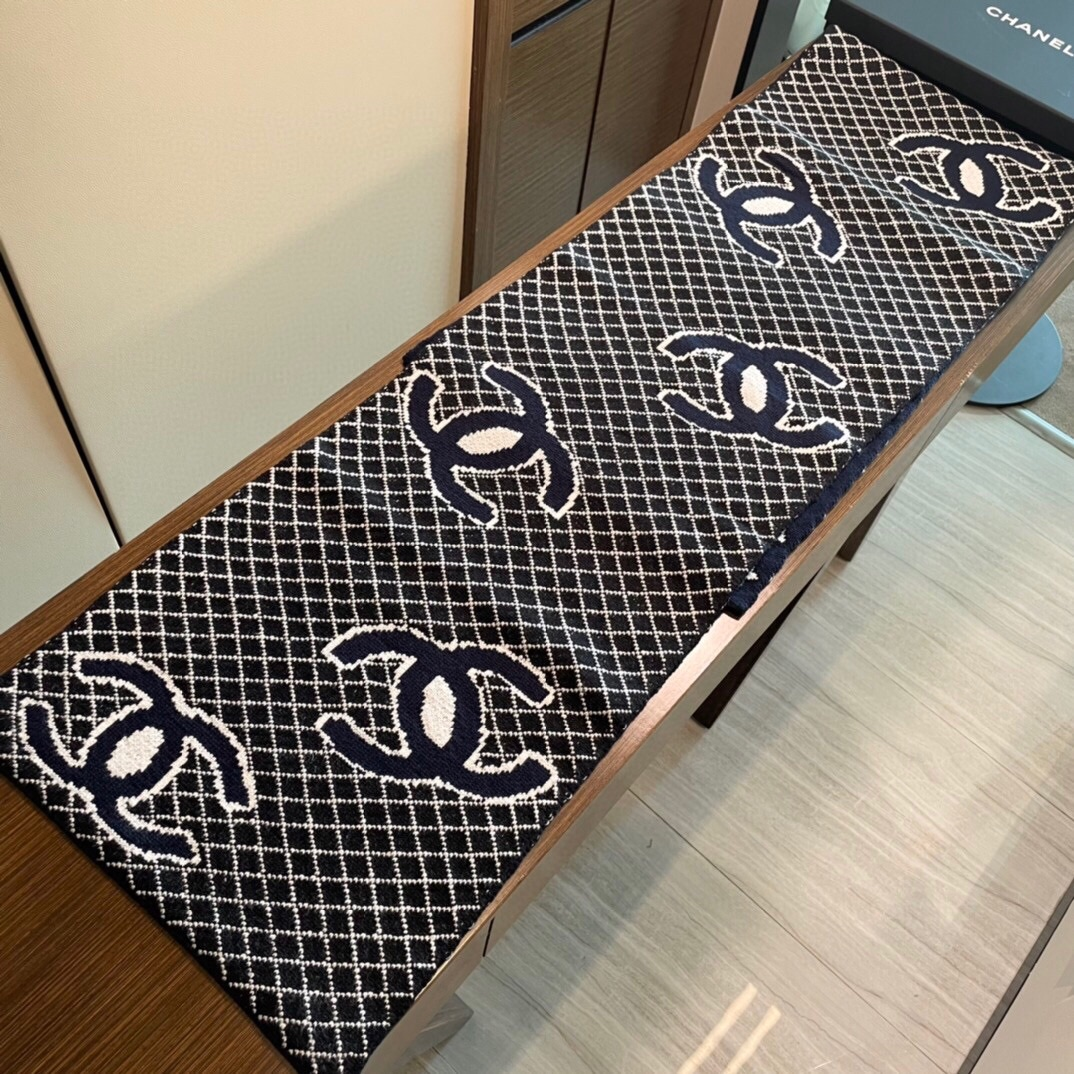 【CHANEL  シャネル 】スカーフ35*200CM  241209-BRAND OFF