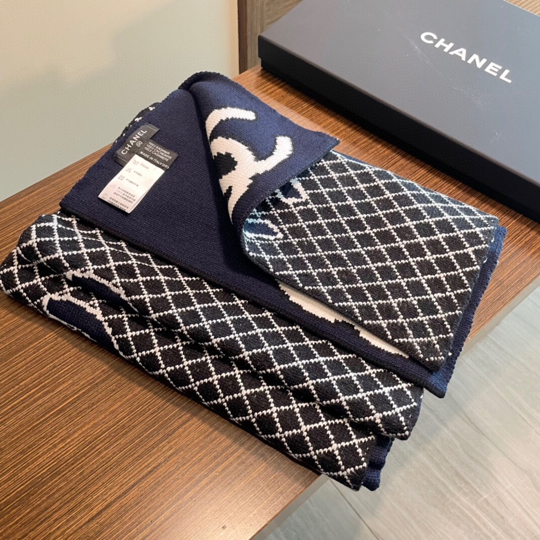 【CHANEL  シャネル 】スカーフ35*200CM  241209-BRAND OFF