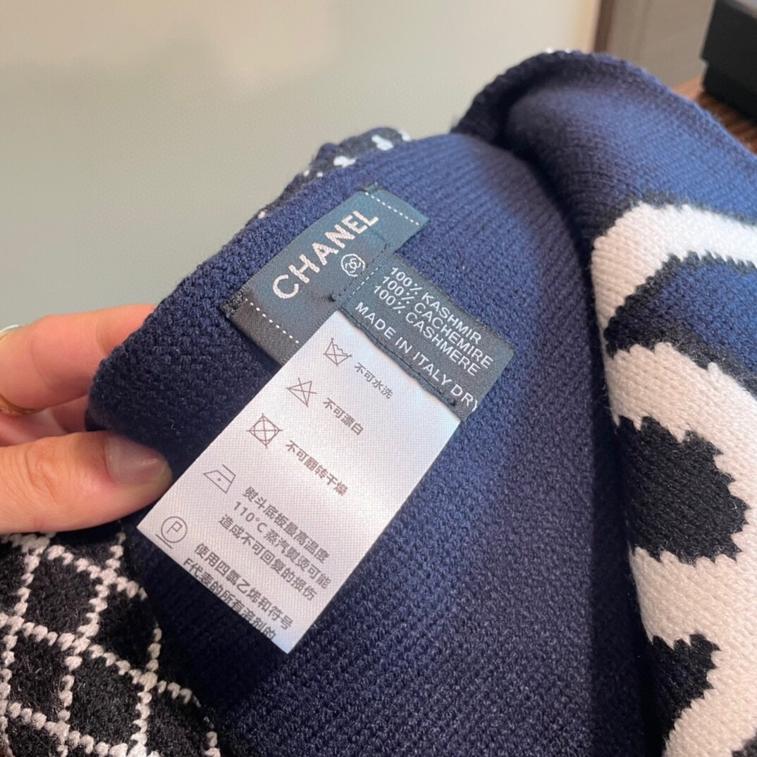 【CHANEL  シャネル 】スカーフ35*200CM  241209-BRAND OFF