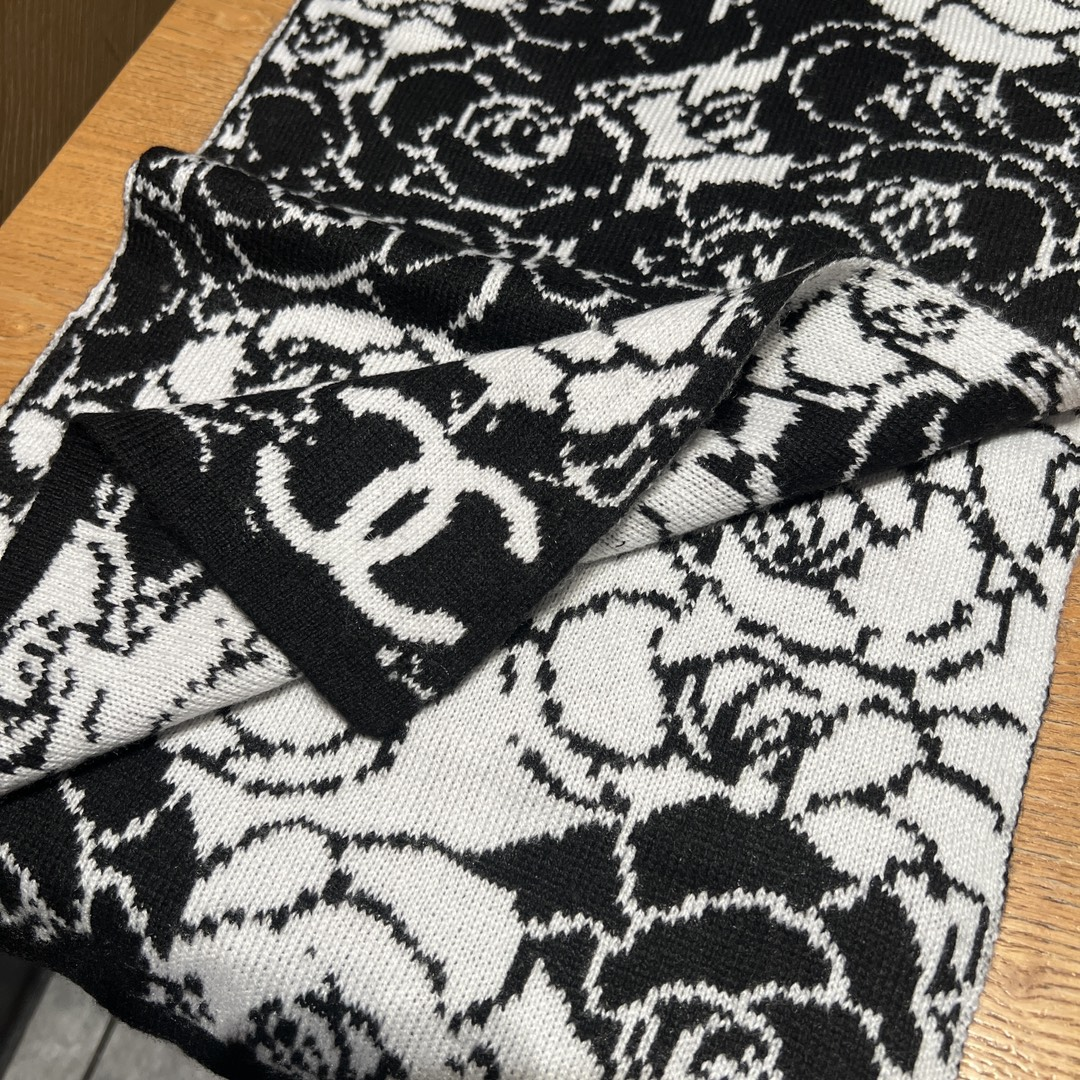 【CHANEL  シャネル 】スカーフ80*200CM  241209-BRAND OFF