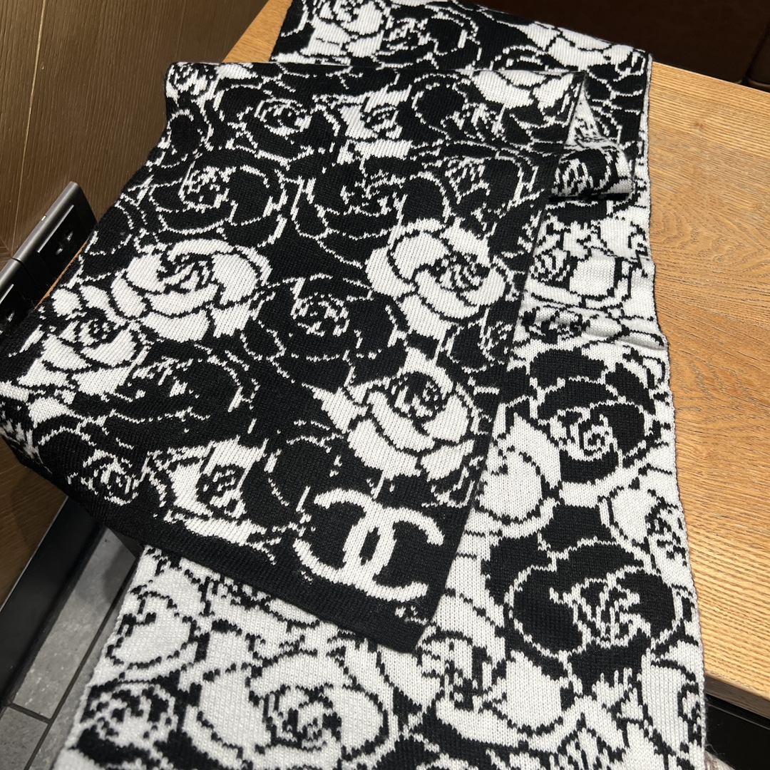 【CHANEL  シャネル 】スカーフ80*200CM  241209-BRAND OFF