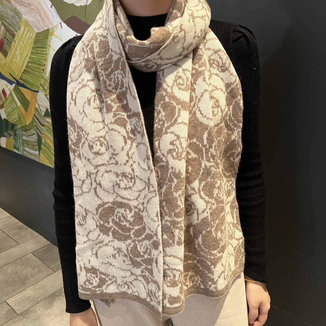 【CHANEL  シャネル 】スカーフ80*200CM  241209-BRAND OFF