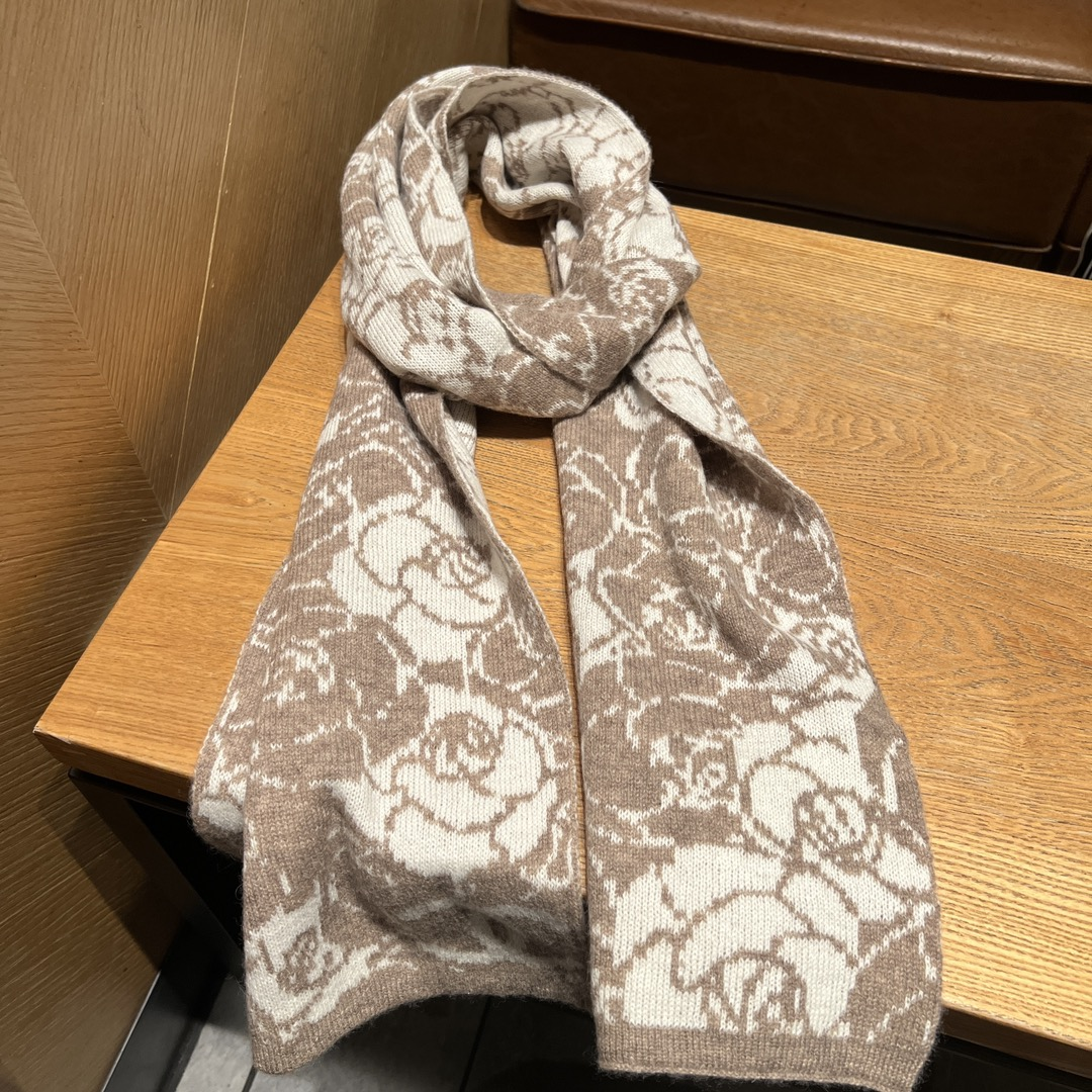 【CHANEL  シャネル 】スカーフ80*200CM  241209-BRAND OFF