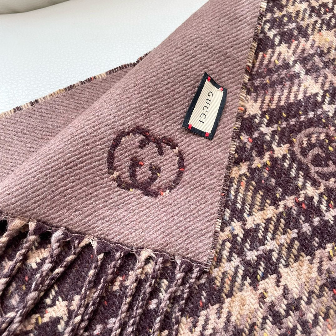 【GUCCI グッチ】スカーフ195*35CM  241209-BRAND OFF