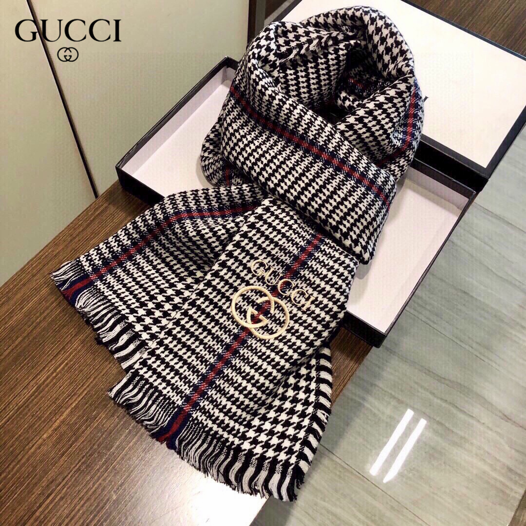 【GUCCI グッチ】スカーフ  90*200CM  241209-BRAND OFF