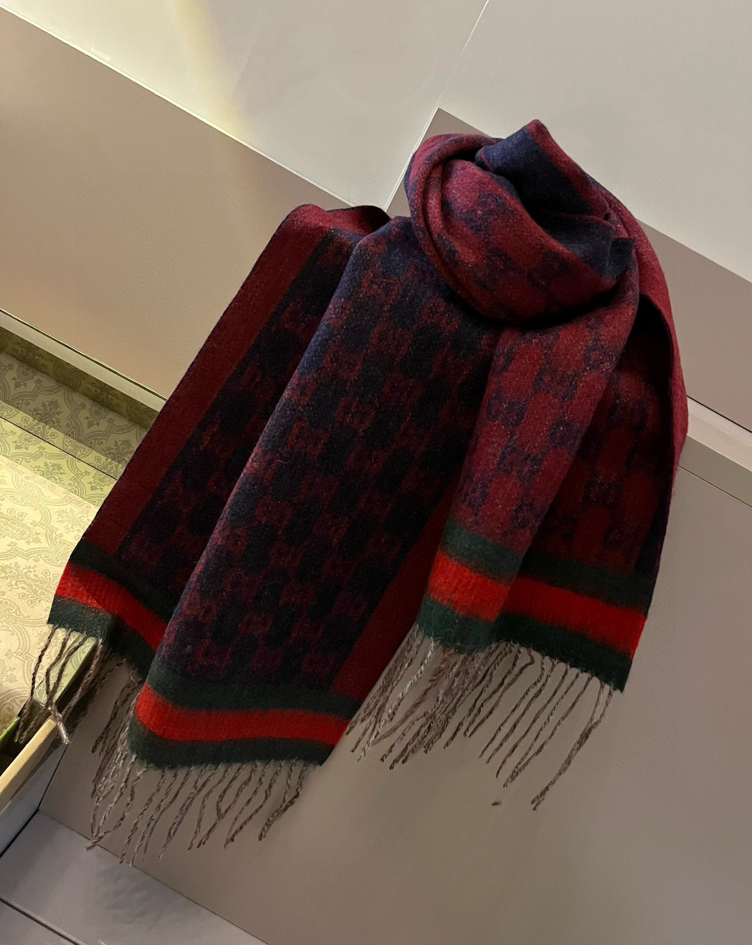 【GUCCI グッチ】スカーフ  32*210CM  241209-BRAND OFF