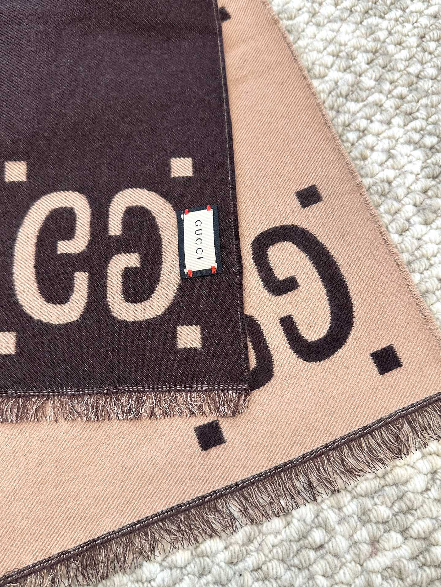 【GUCCI グッチ】スカーフ  30*180CM  241209-BRAND OFF