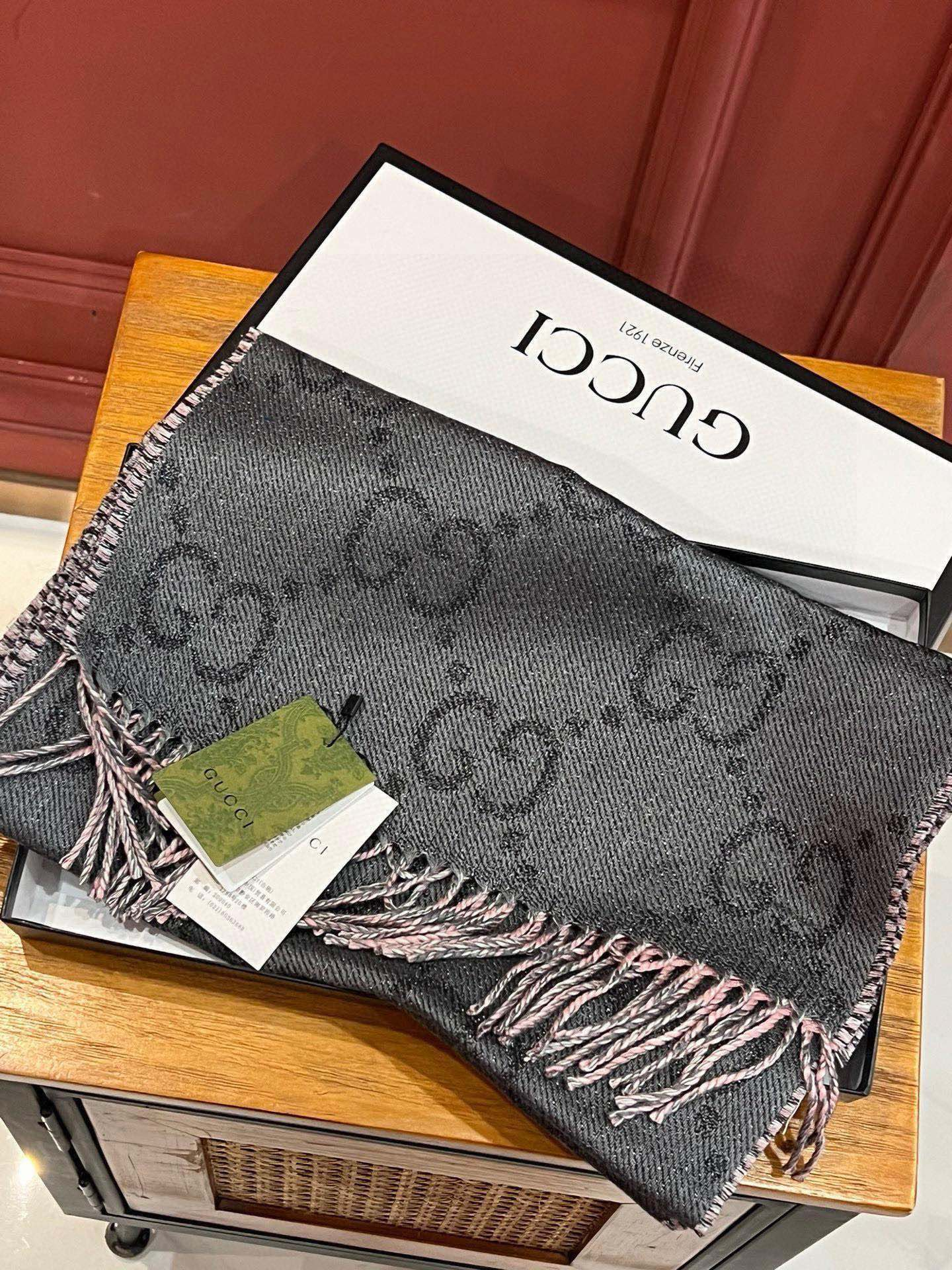 【2026】【GUCCI グッチ】スカーフ  34*194CM  241209-BRAND OFF
