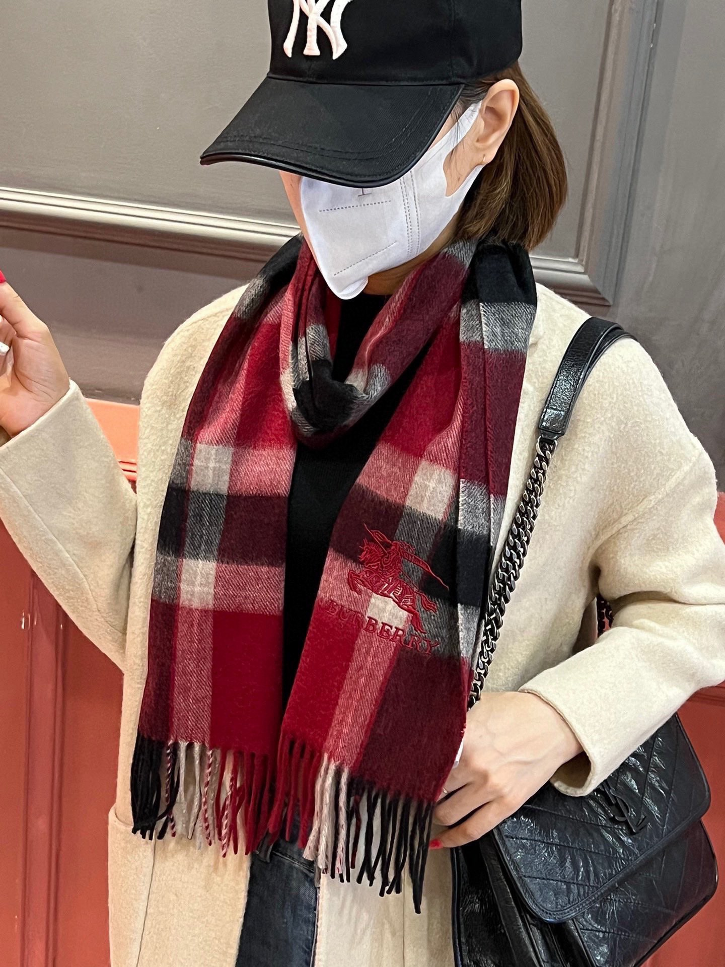 【BURBERRY  バーバリー】スカーフ32*180CM  241209-BRAND OFF