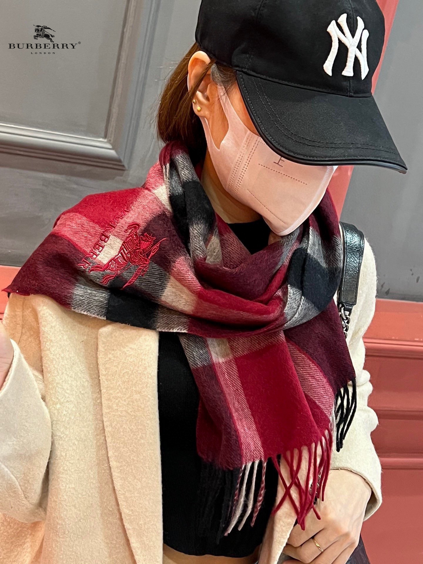 【BURBERRY  バーバリー】スカーフ32*180CM  241209-BRAND OFF