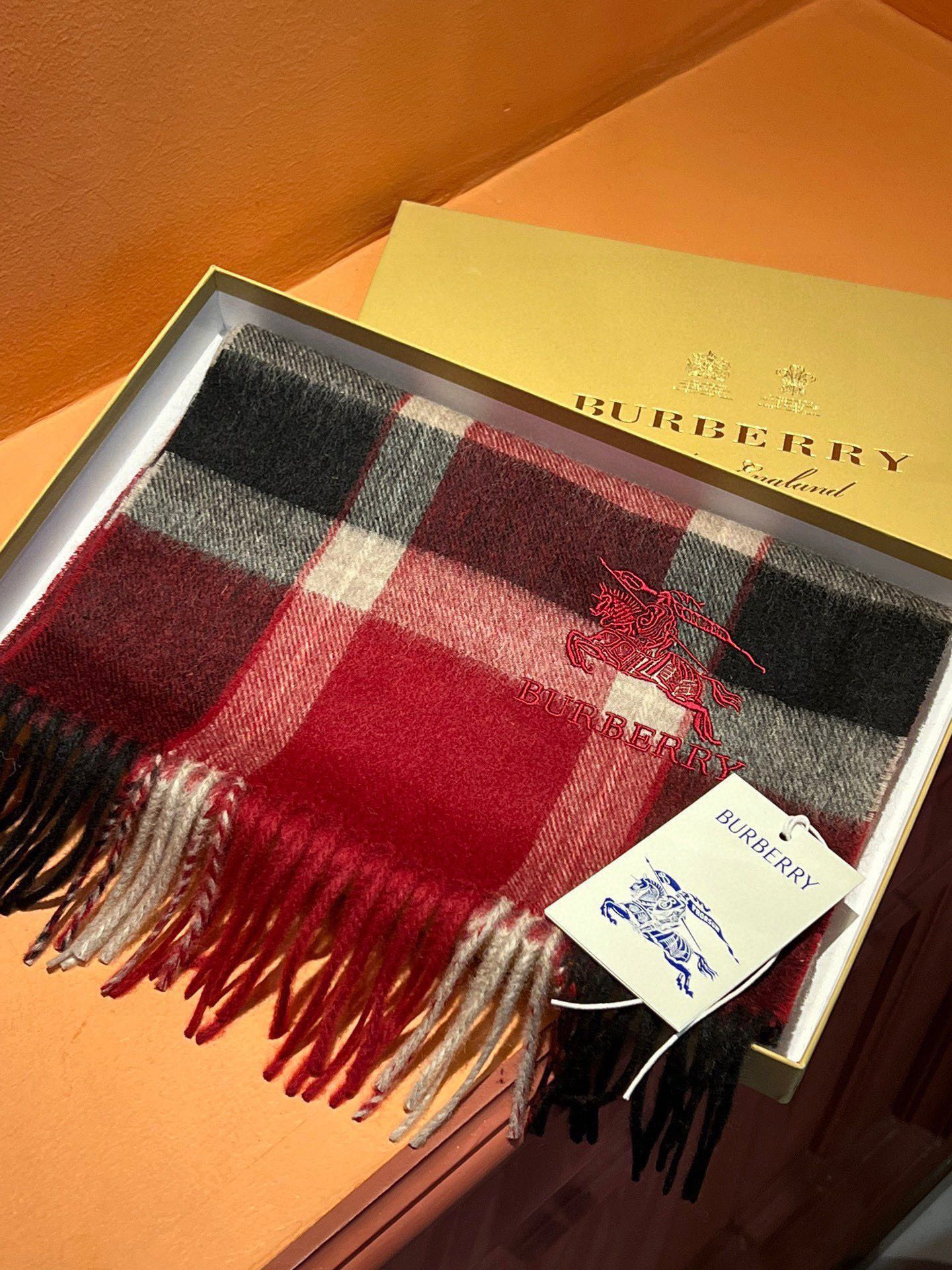 【BURBERRY  バーバリー】スカーフ32*180CM  241209-BRAND OFF