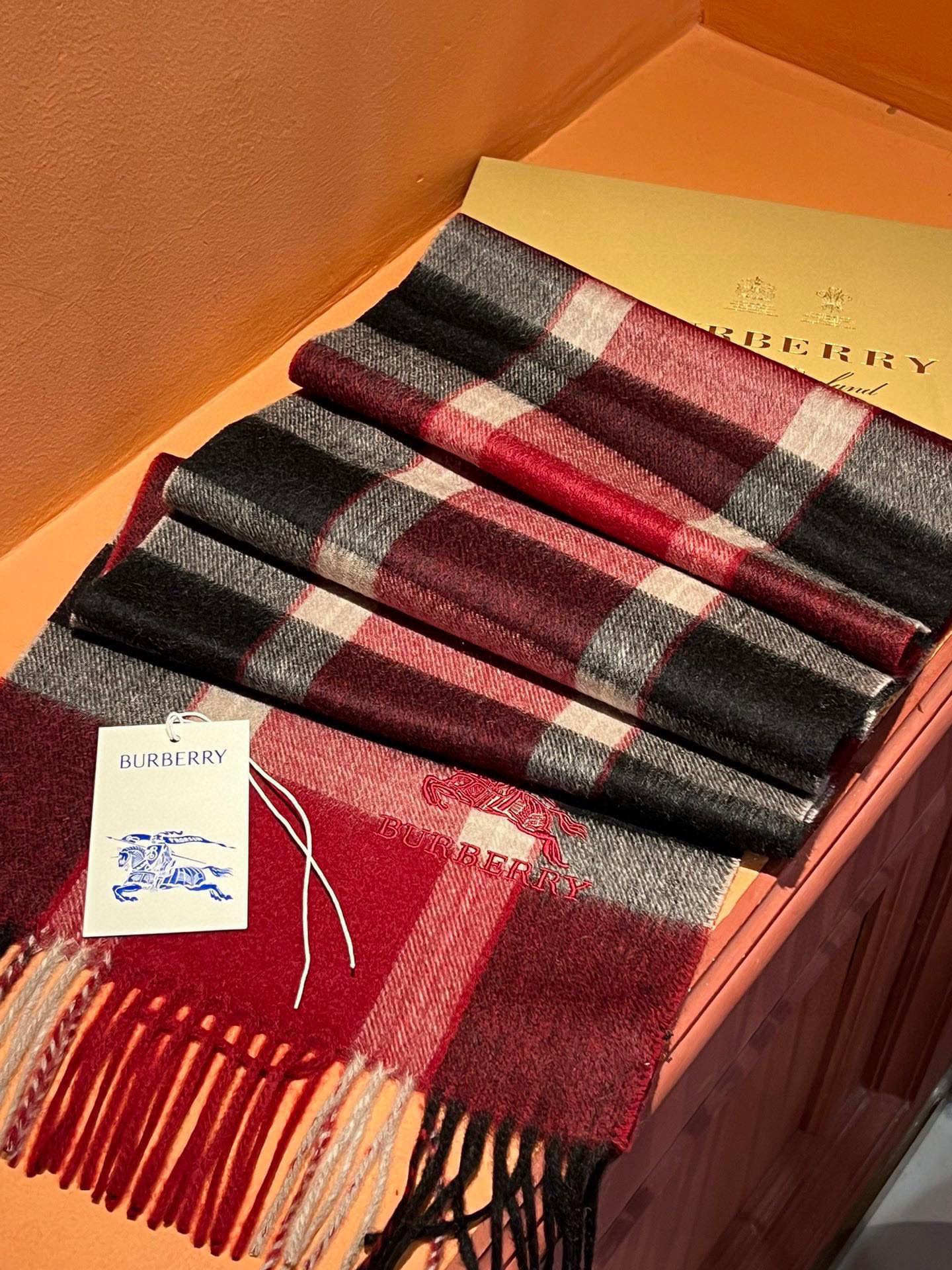【BURBERRY  バーバリー】スカーフ32*180CM  241209-BRAND OFF