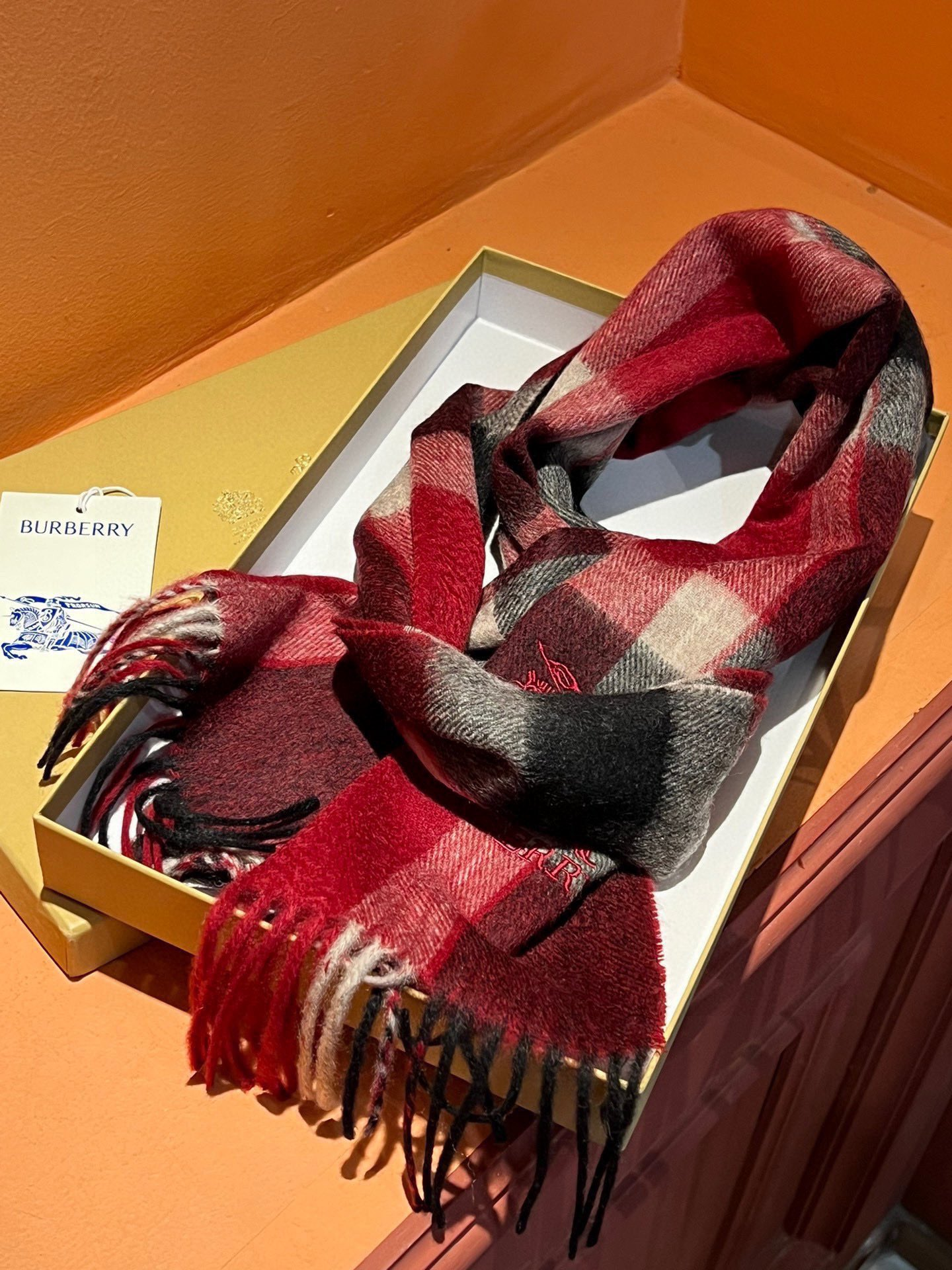 【BURBERRY  バーバリー】スカーフ32*180CM  241209-BRAND OFF