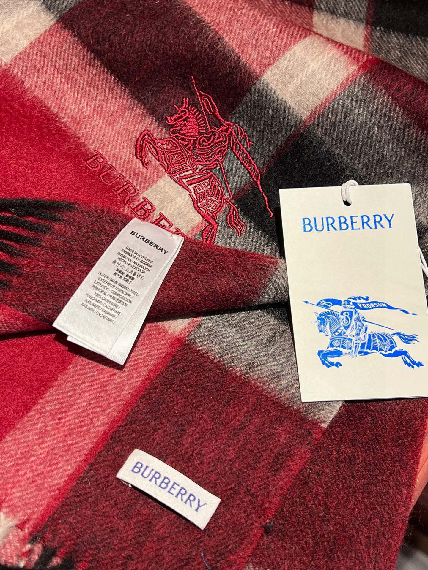 【BURBERRY  バーバリー】スカーフ32*180CM  241209-BRAND OFF