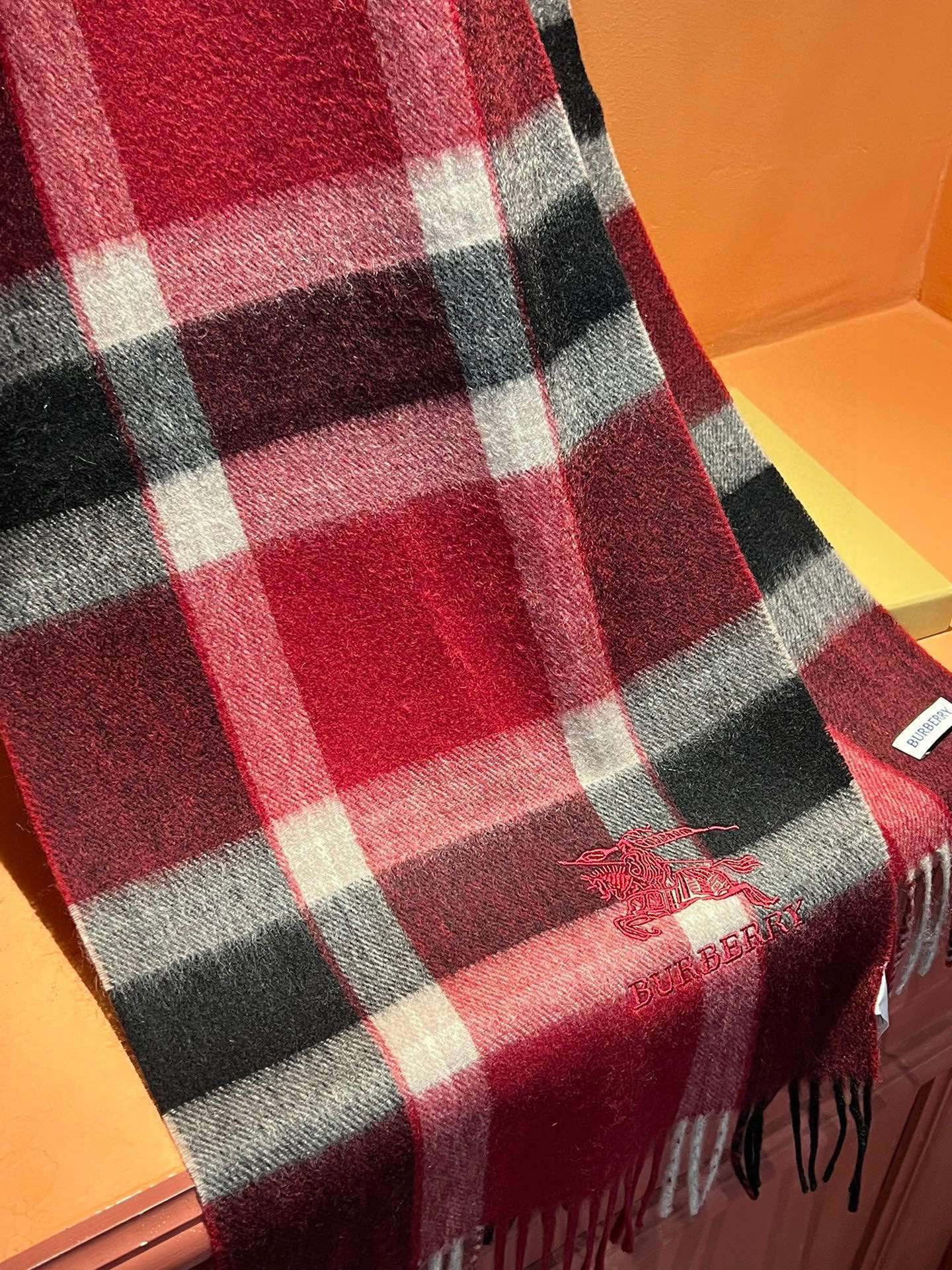 【BURBERRY  バーバリー】スカーフ32*180CM  241209-BRAND OFF