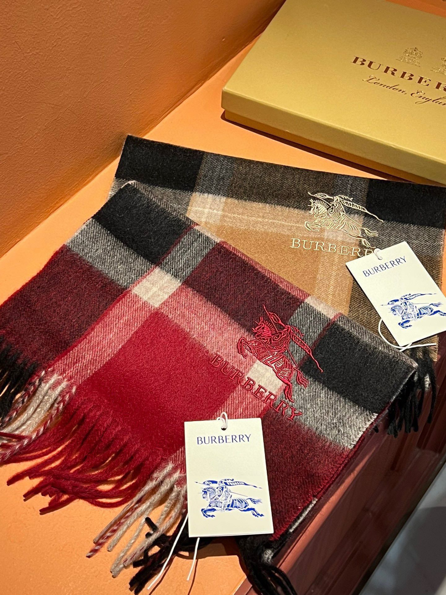 【BURBERRY  バーバリー】スカーフ32*180CM  241209-BRAND OFF