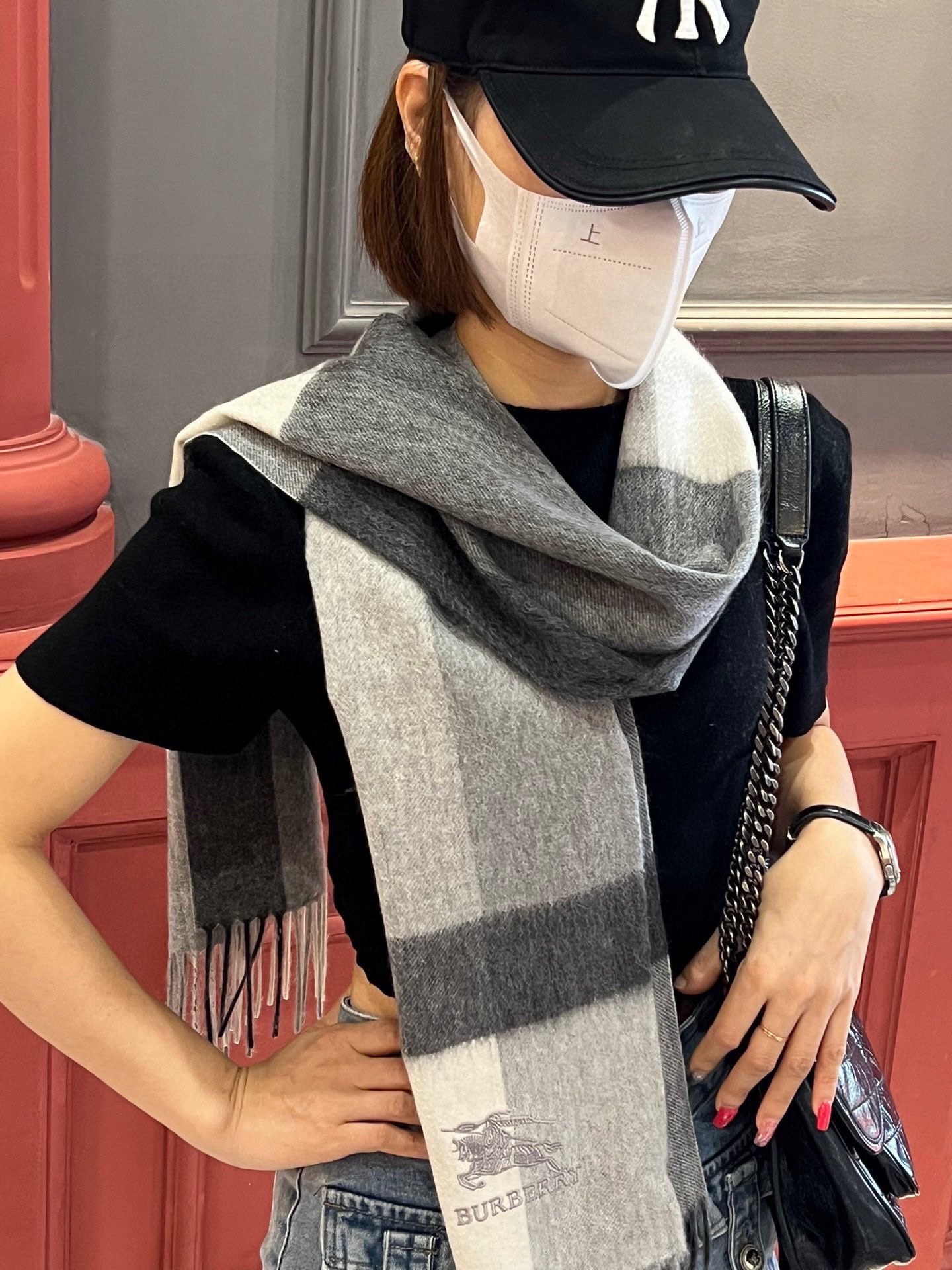 【BURBERRY  バーバリー】スカーフ32*180CM  241209-BRAND OFF