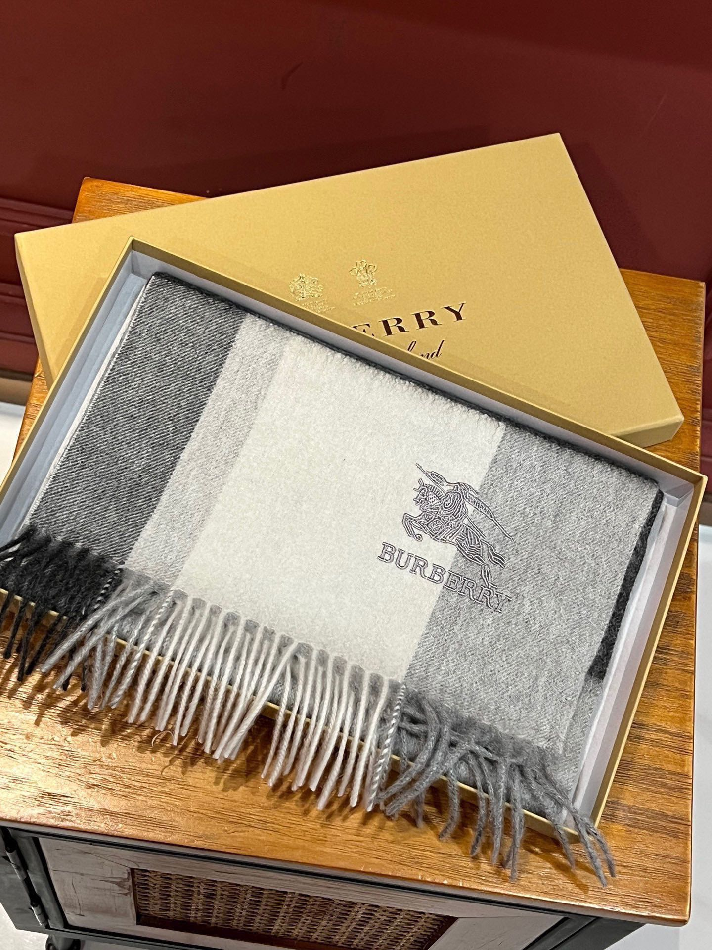 【BURBERRY  バーバリー】スカーフ32*180CM  241209-BRAND OFF