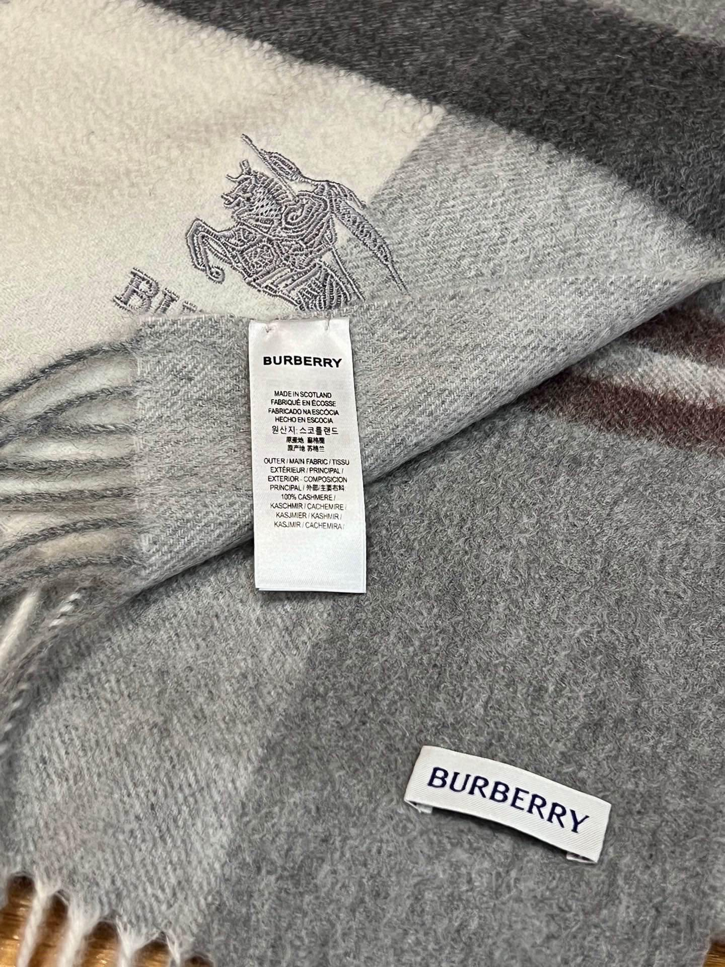 【BURBERRY  バーバリー】スカーフ32*180CM  241209-BRAND OFF