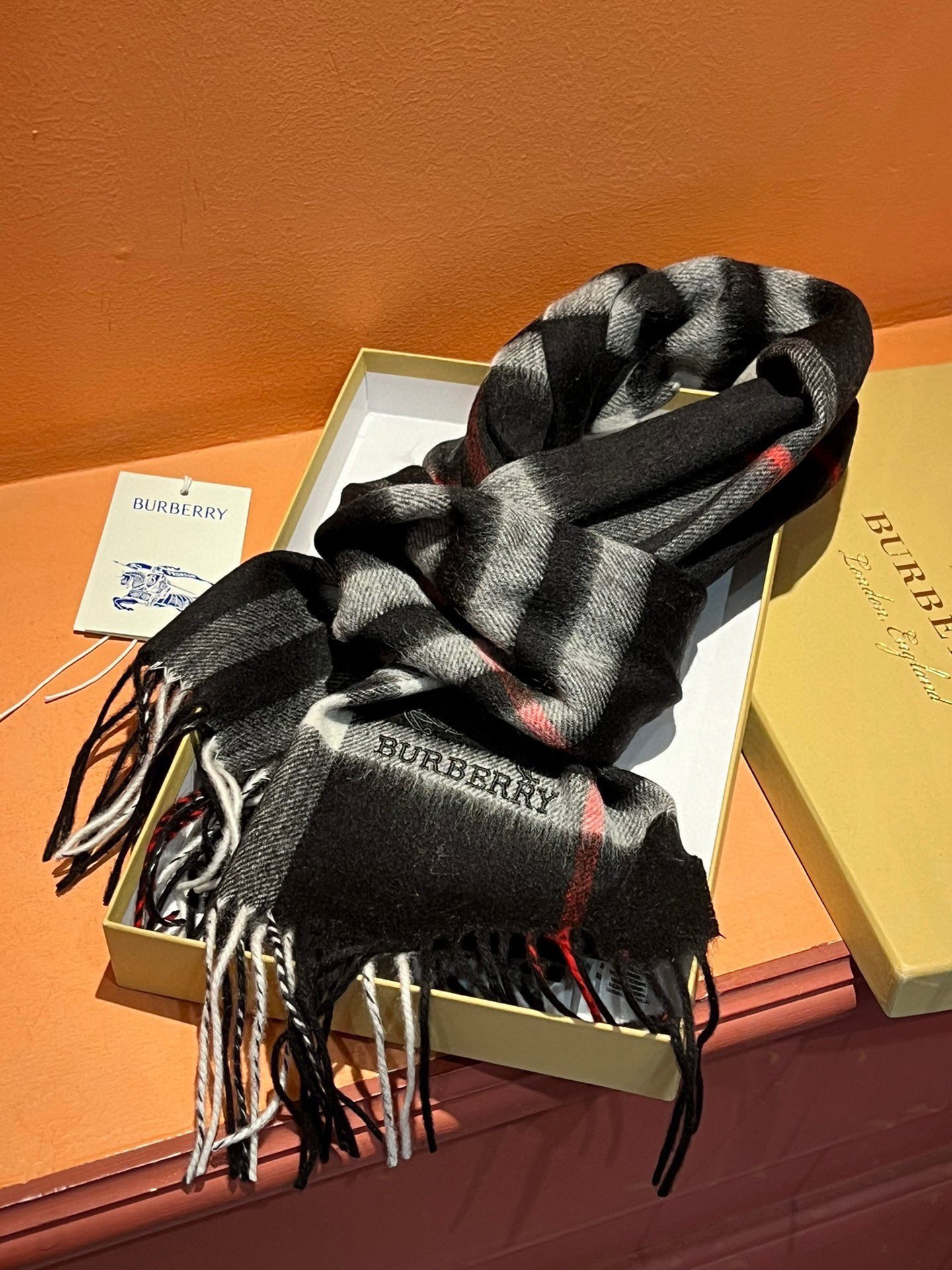 【2026】【BURBERRY  バーバリー】スカーフ30*180CM  241209-BRAND OFF