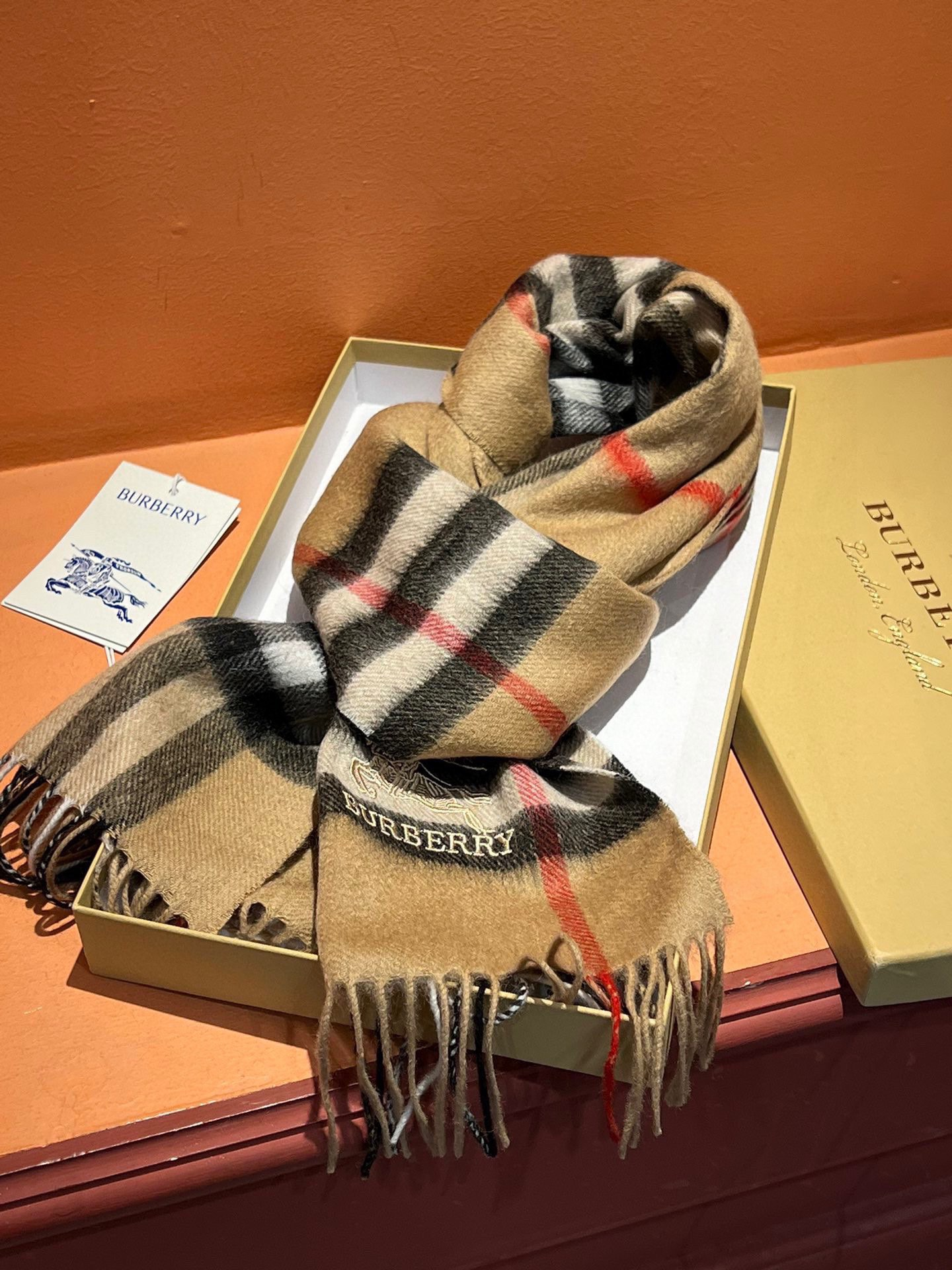 【2026】【BURBERRY  バーバリー】スカーフ30*180CM  241209-BRAND OFF