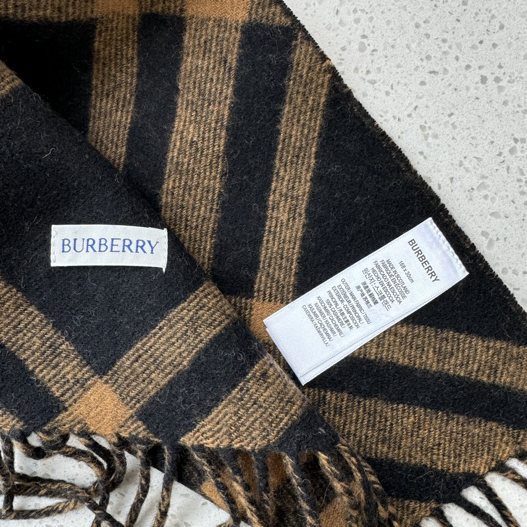 【BURBERRY  バーバリー】スカーフ30*168CM  241209-BRAND OFF