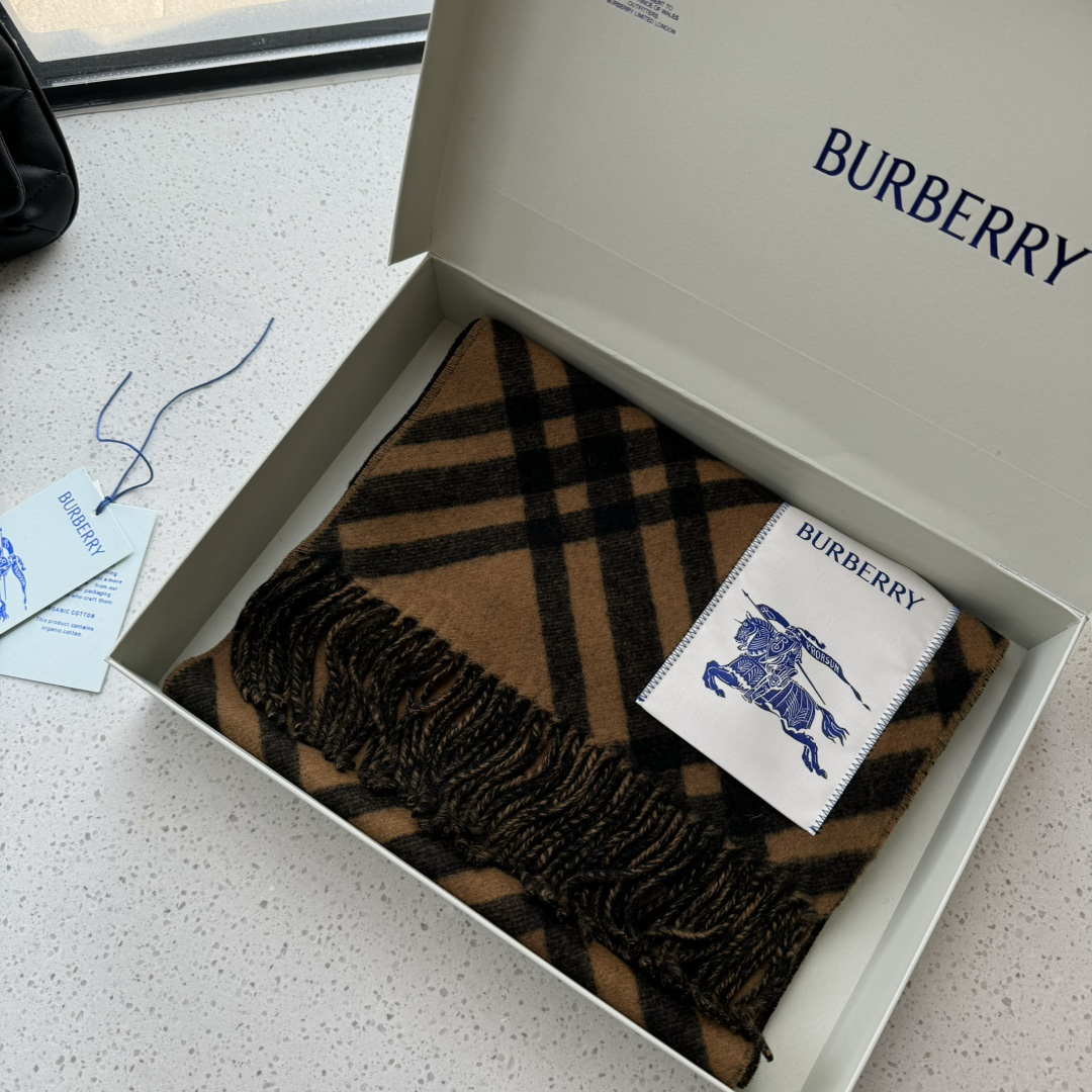 【BURBERRY  バーバリー】スカーフ30*168CM  241209-BRAND OFF