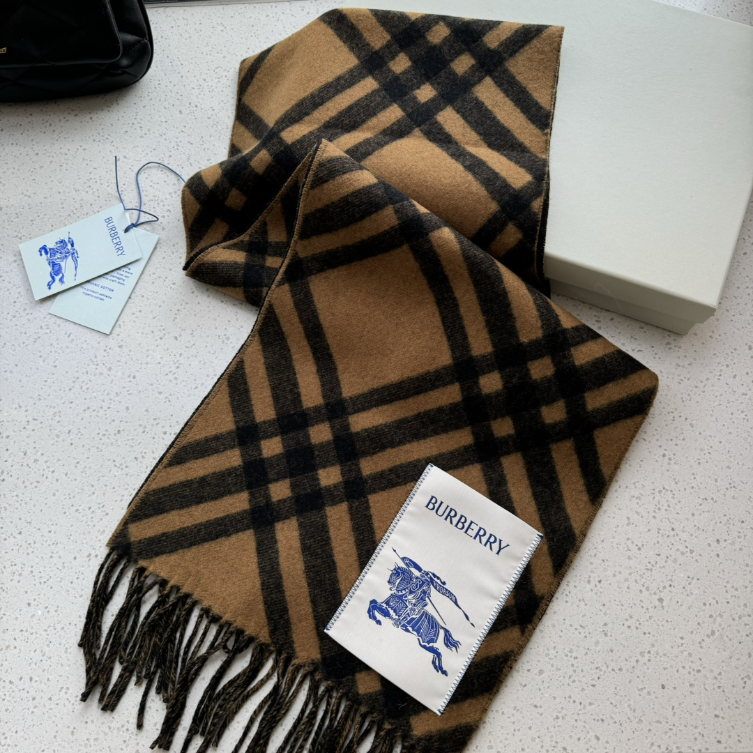 【BURBERRY  バーバリー】スカーフ30*168CM  241209-BRAND OFF