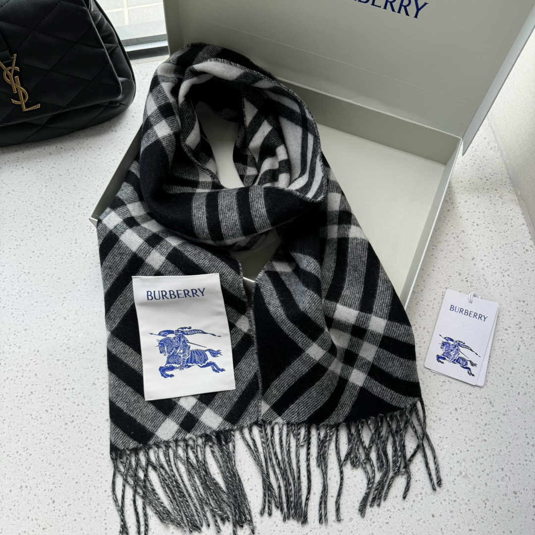 【BURBERRY  バーバリー】スカーフ30*168CM  241209-BRAND OFF