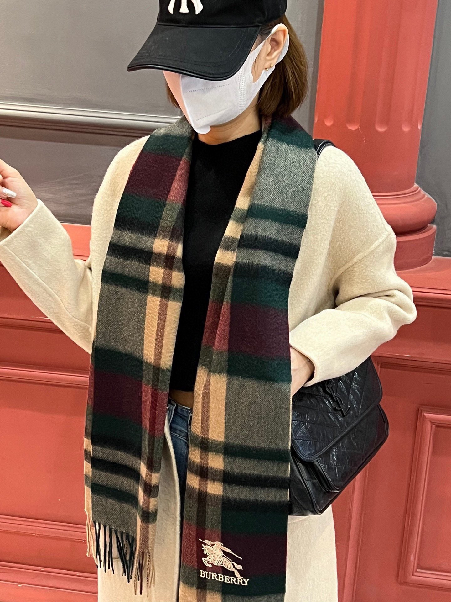 【BURBERRY  バーバリー】スカーフ32*180CM  241209-BRAND OFF