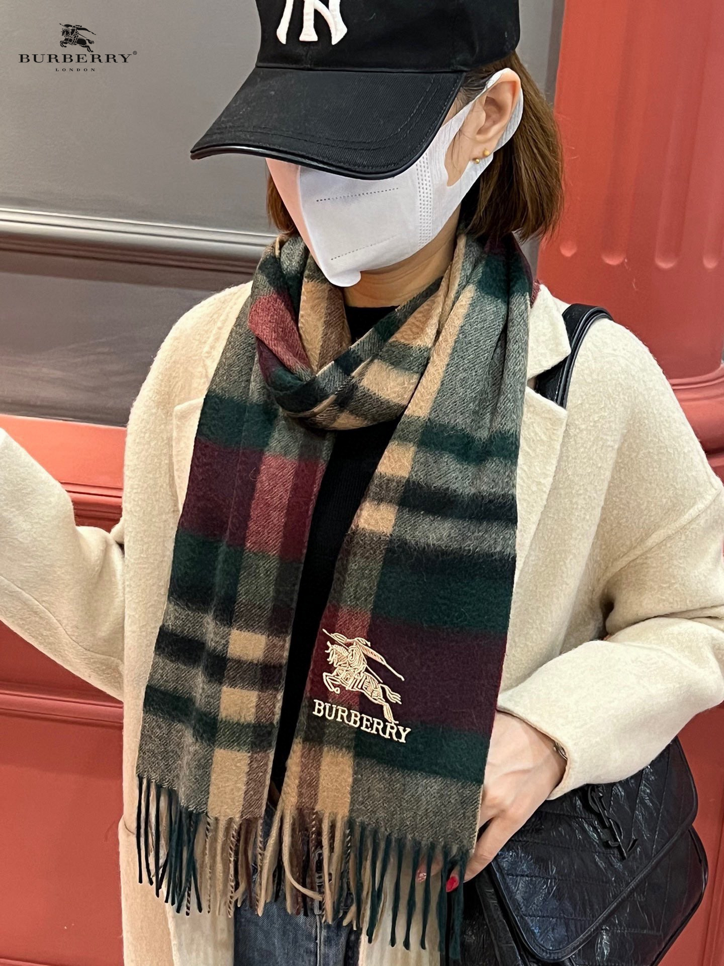 【BURBERRY  バーバリー】スカーフ32*180CM  241209-BRAND OFF