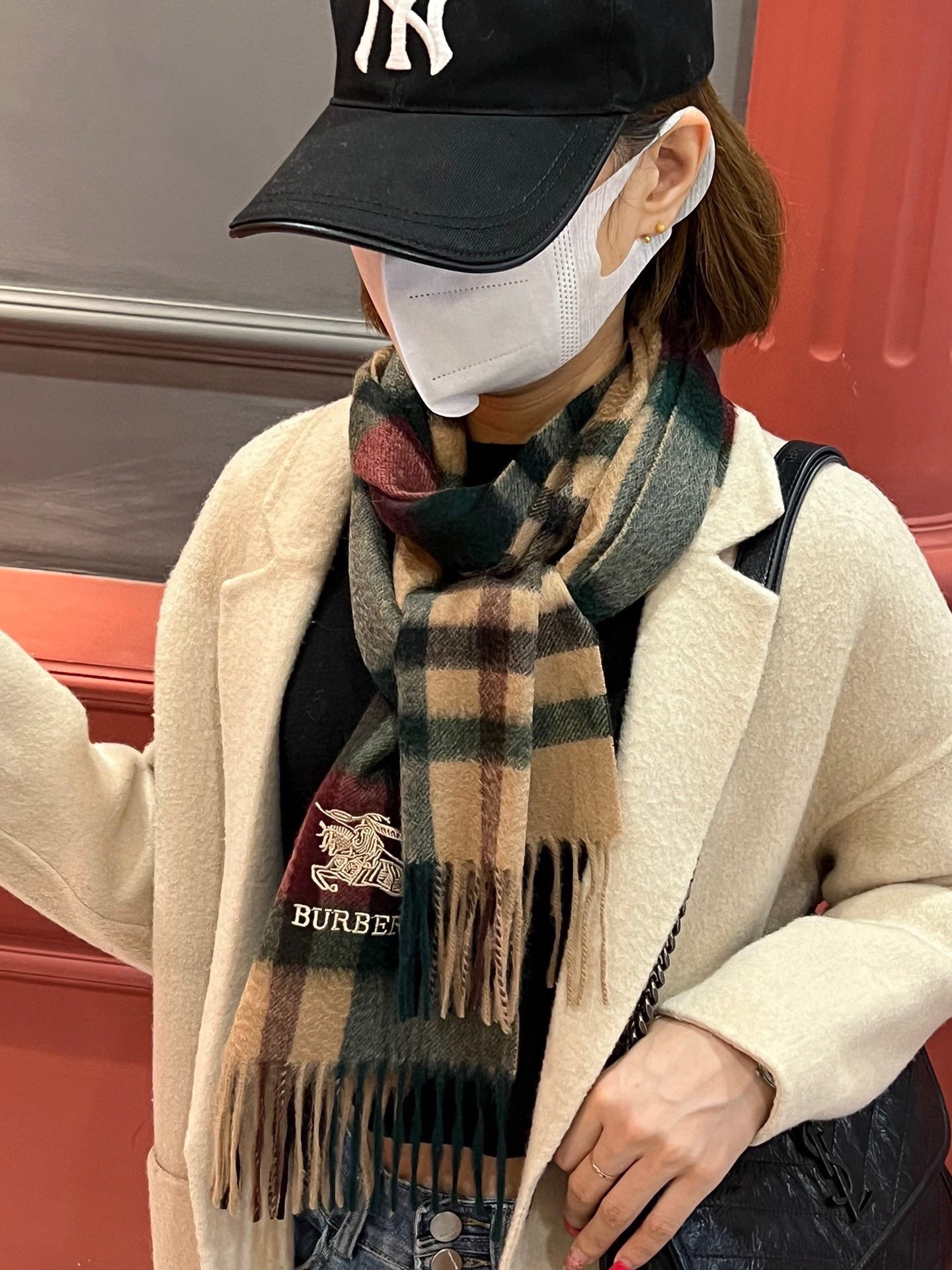 【BURBERRY  バーバリー】スカーフ32*180CM  241209-BRAND OFF