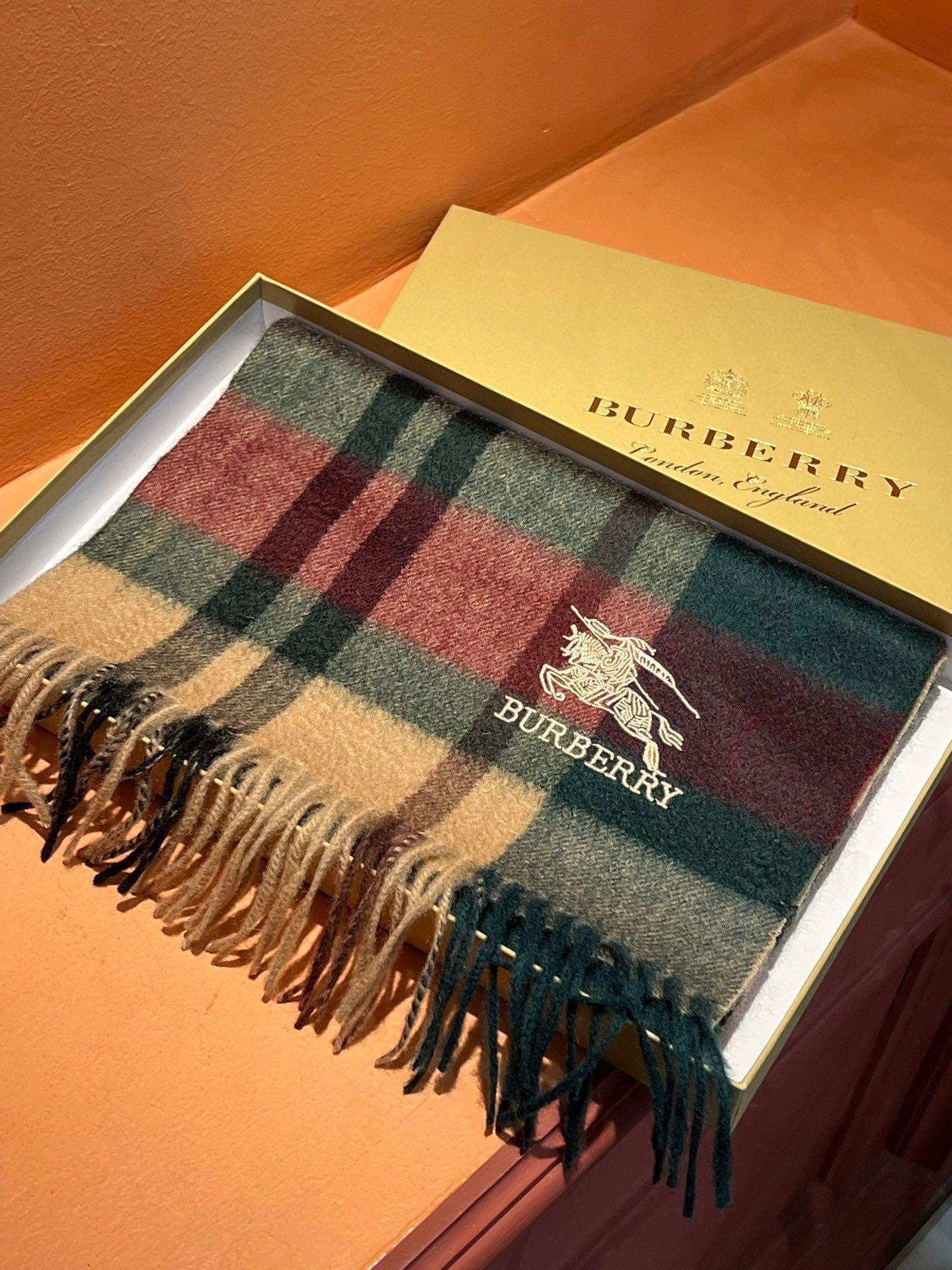 【BURBERRY  バーバリー】スカーフ32*180CM  241209-BRAND OFF