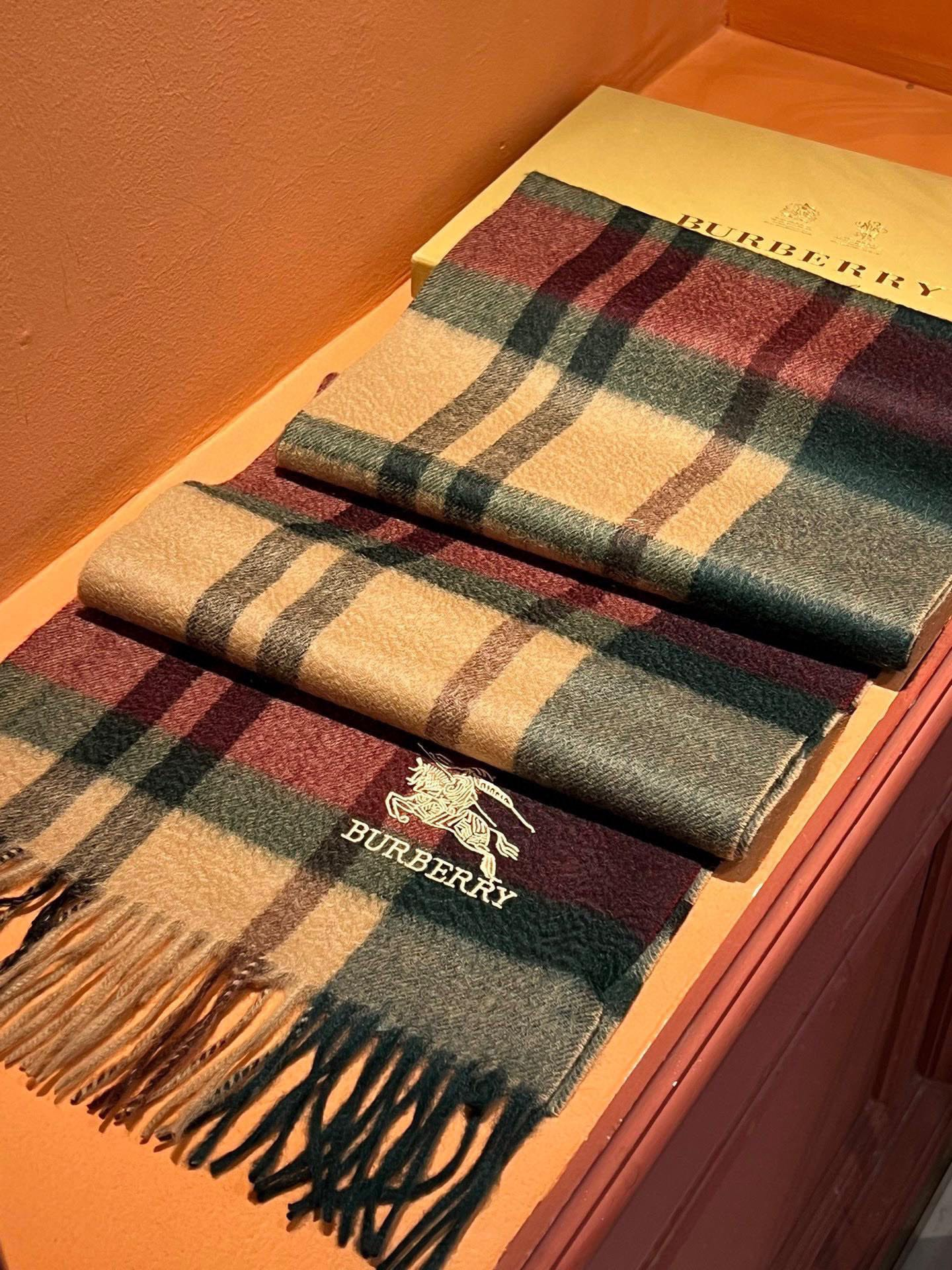 【BURBERRY  バーバリー】スカーフ32*180CM  241209-BRAND OFF